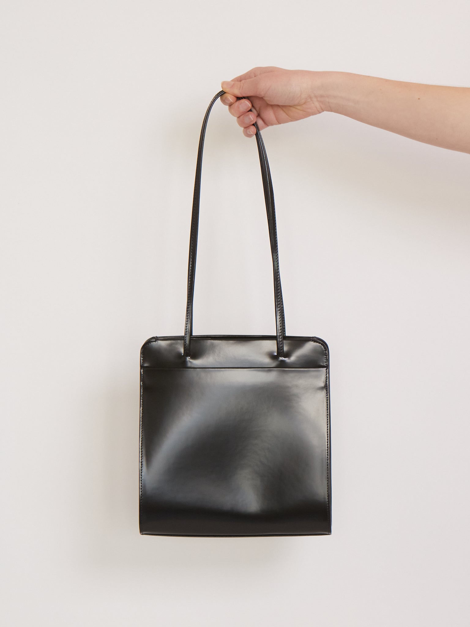 Sommer | FANE Lisse Bag Noir Spazzolato