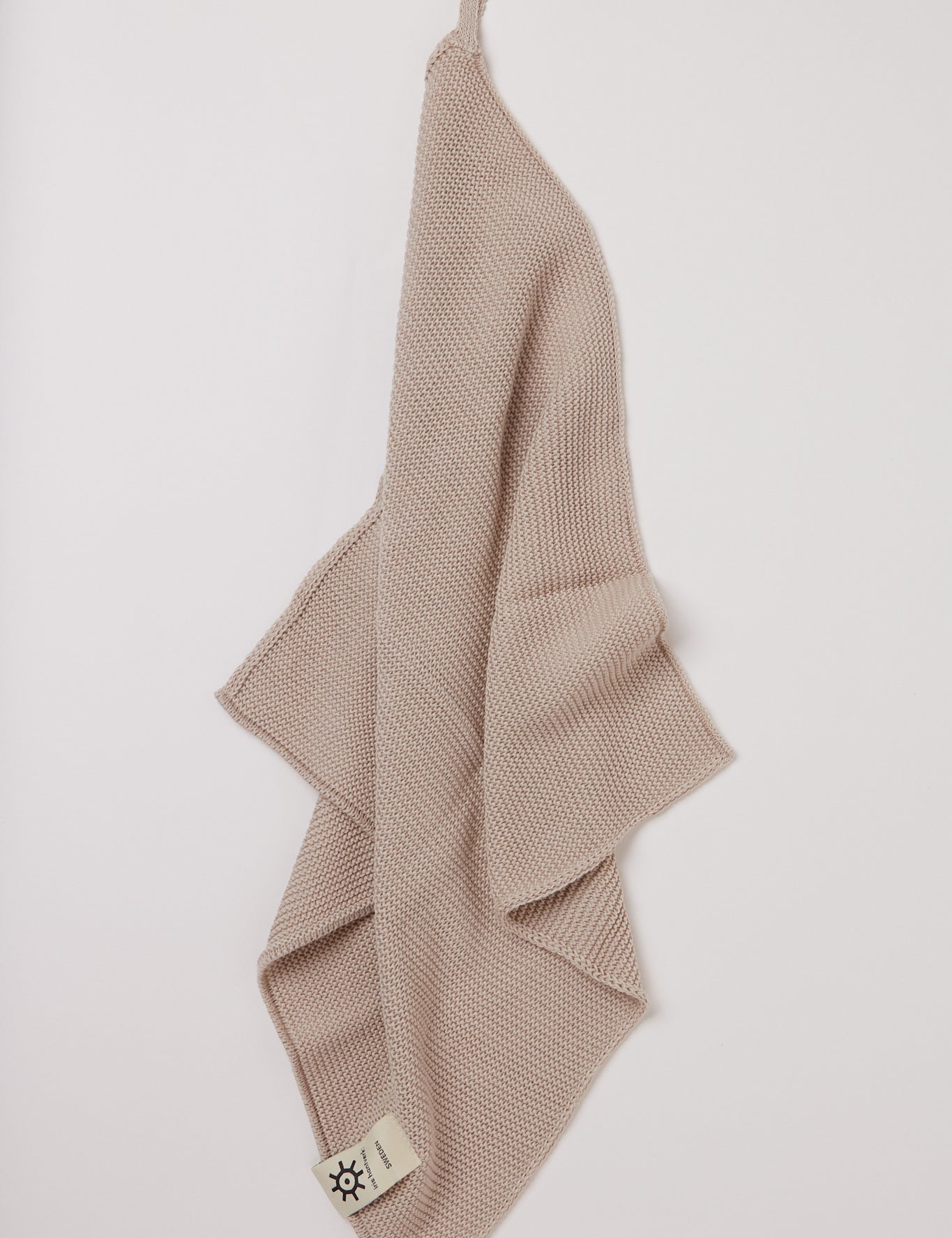 Iris Hantverk Knitted Hand Towel, curated by Shop Sommer in San Francisco.