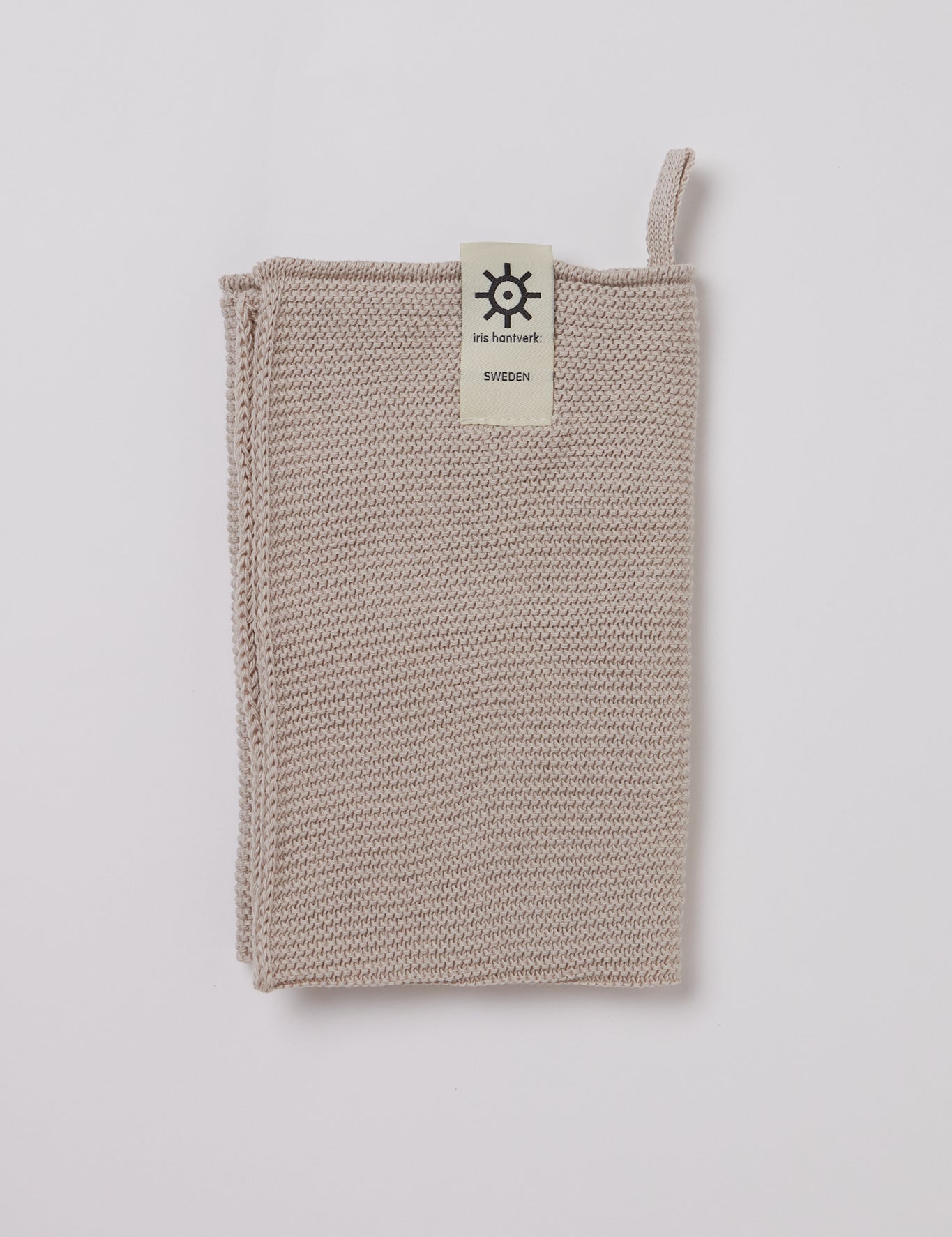Iris Hantverk Knitted Hand Towel, curated by Shop Sommer in San Francisco.