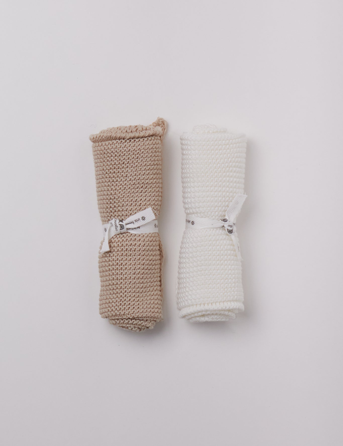Iris Hantverk Knitted Washcloth, curated by Shop Sommer in San Francisco.