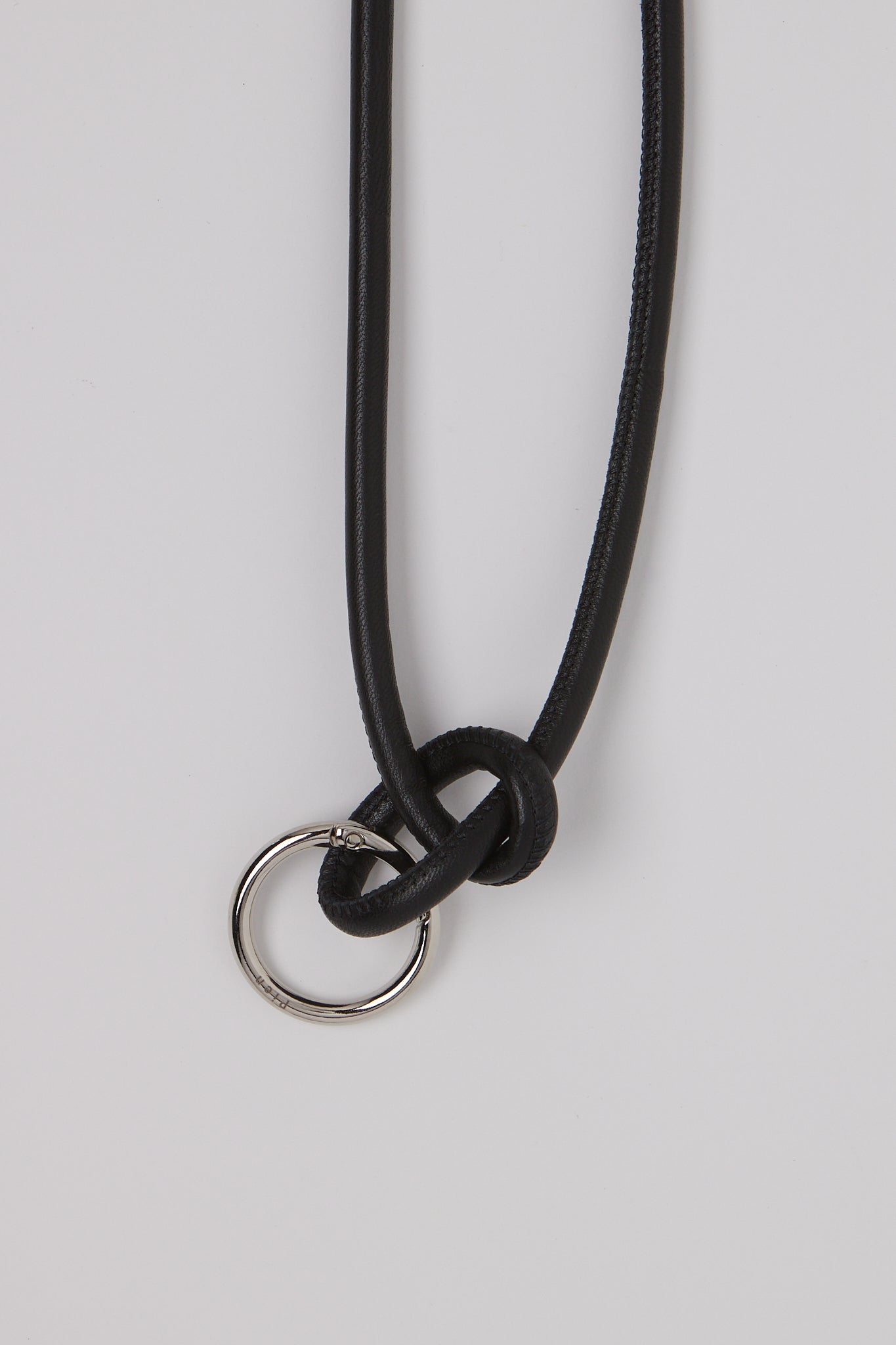 Pien Studios Black Leather Knot Belt, curated by Shop Sommer in San Francisco.