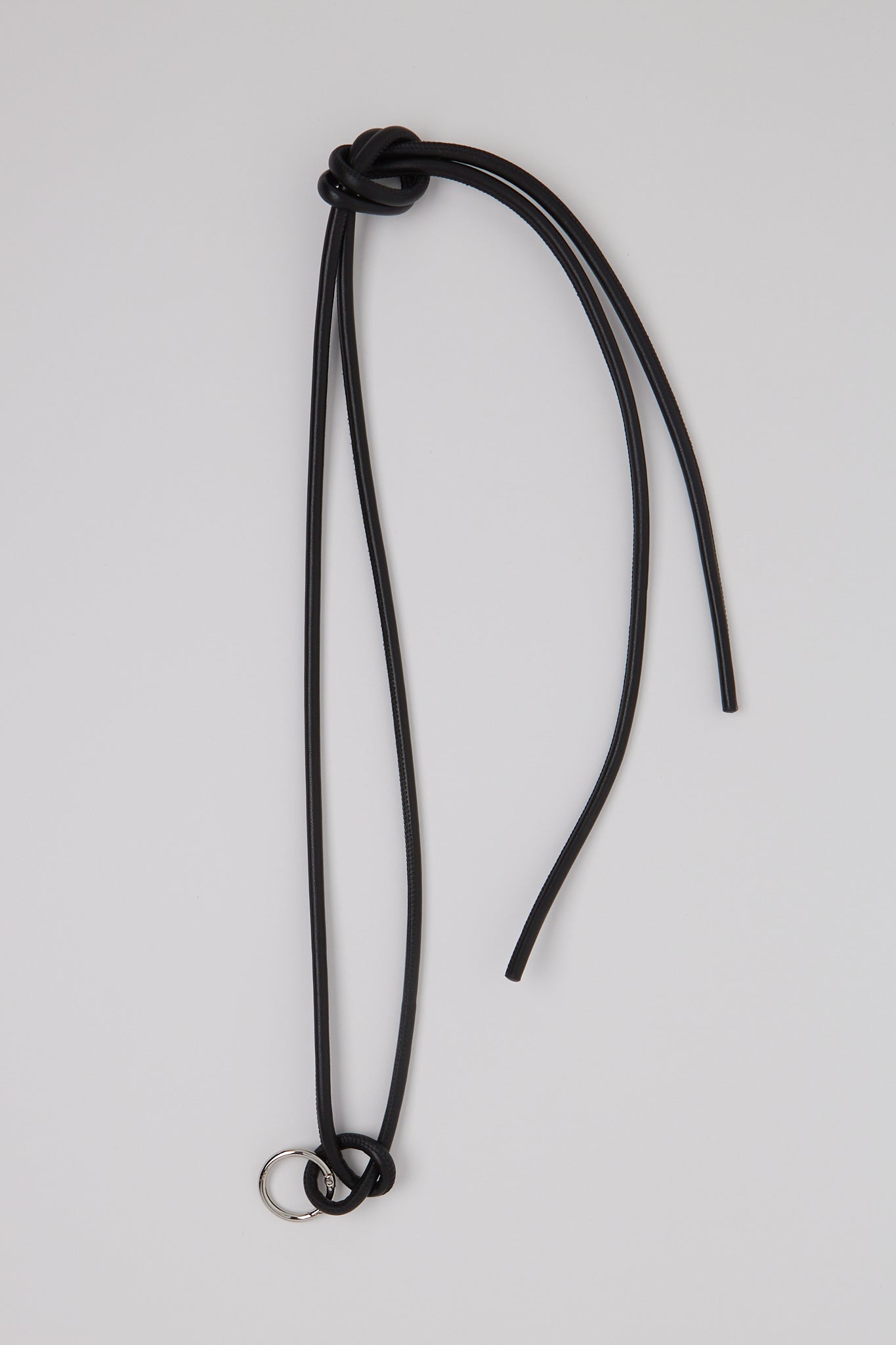 Pien Studios Black Leather Knot Belt, curated by Shop Sommer in San Francisco.