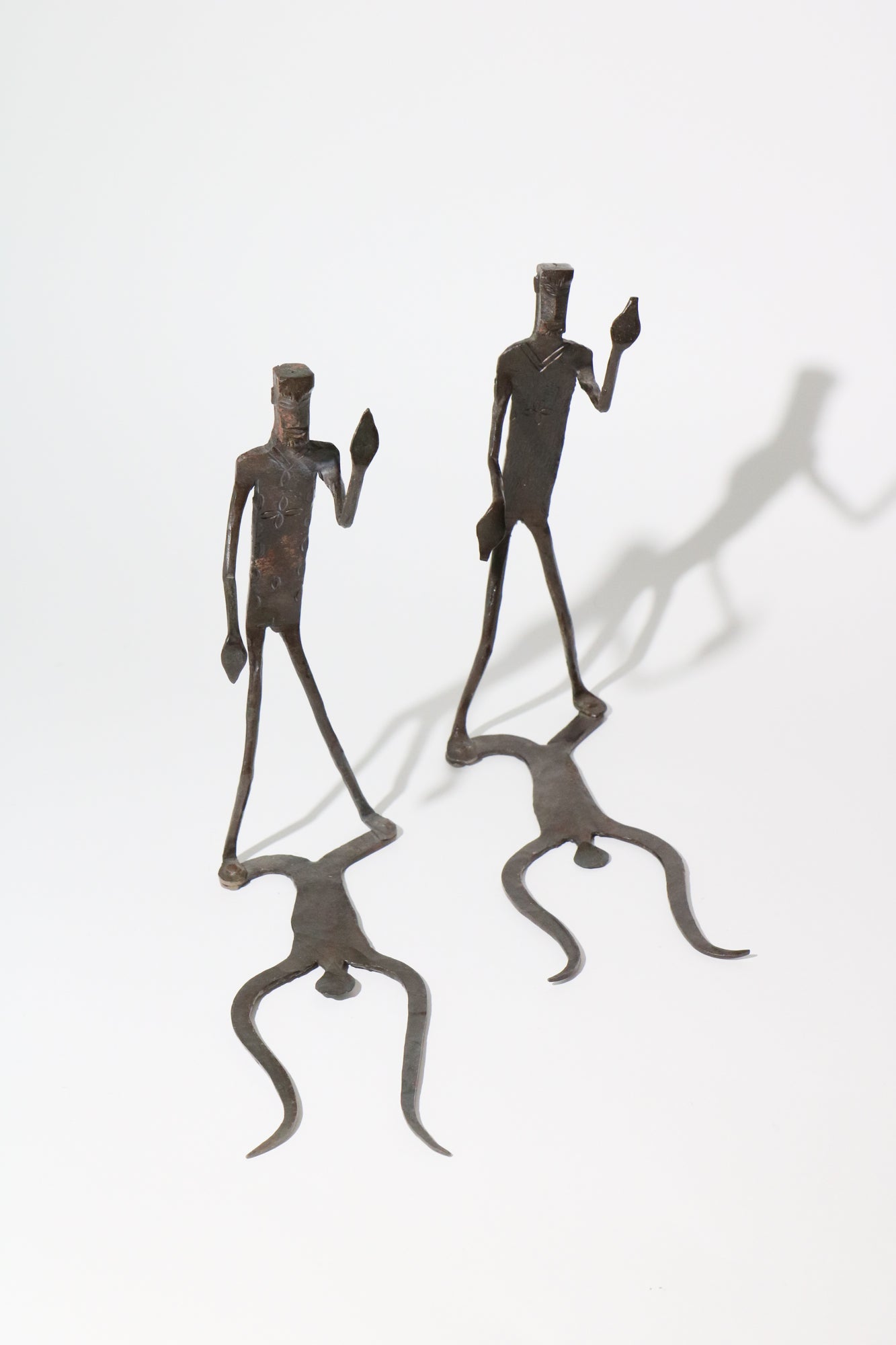 Figural Iron Bookends