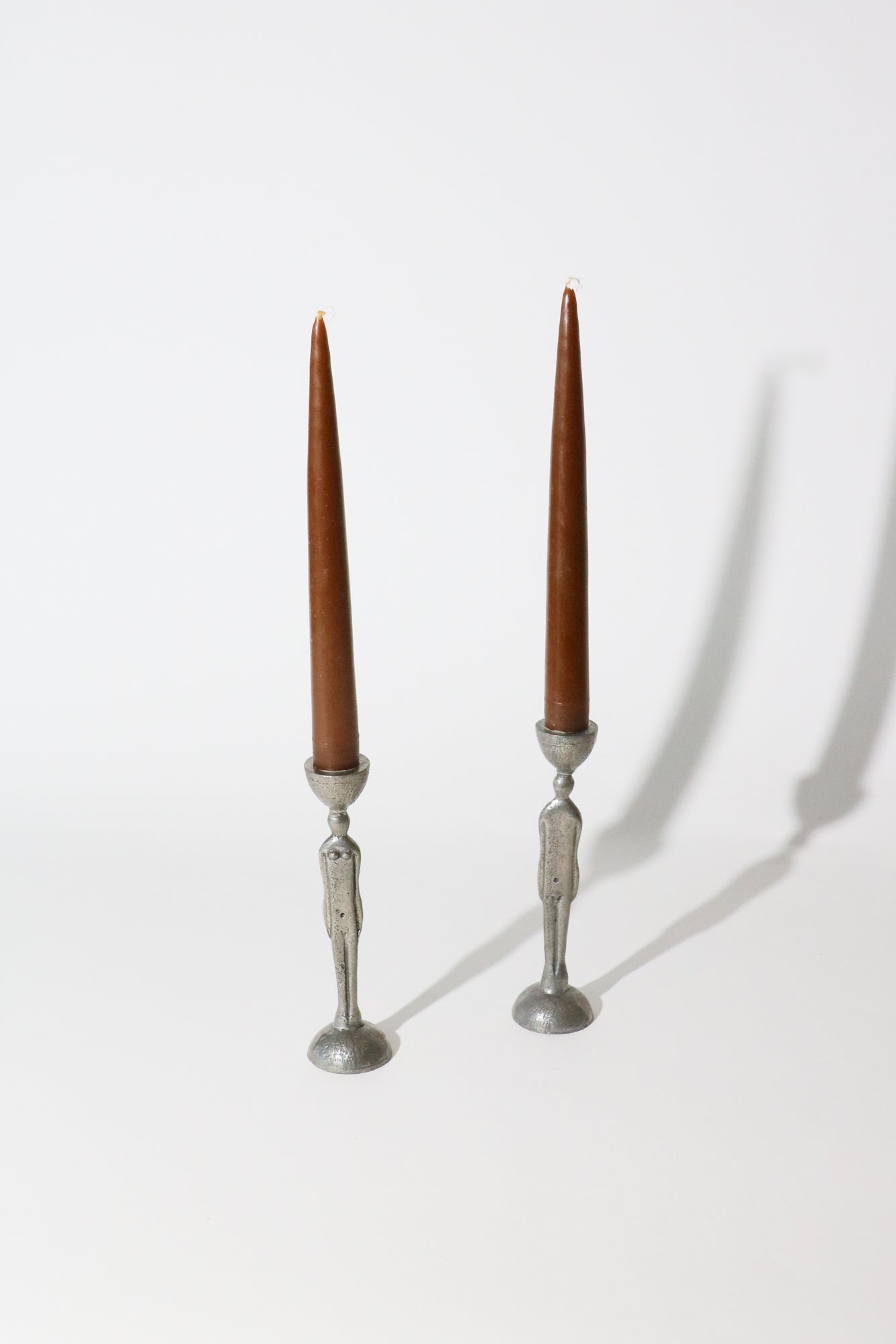 Nude Candlestick Pair