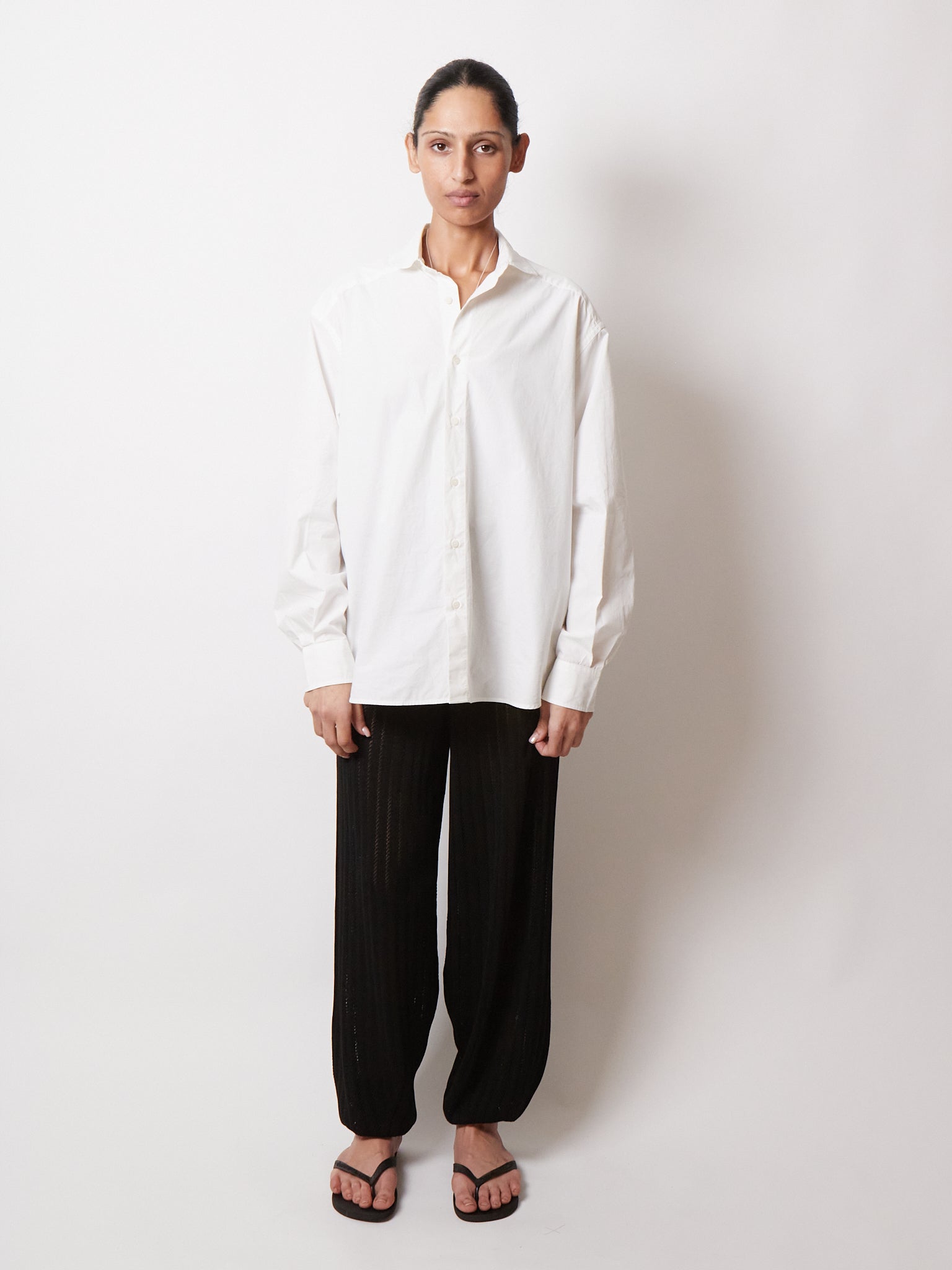 Sommer | Cordera Lace Knit Pants Black