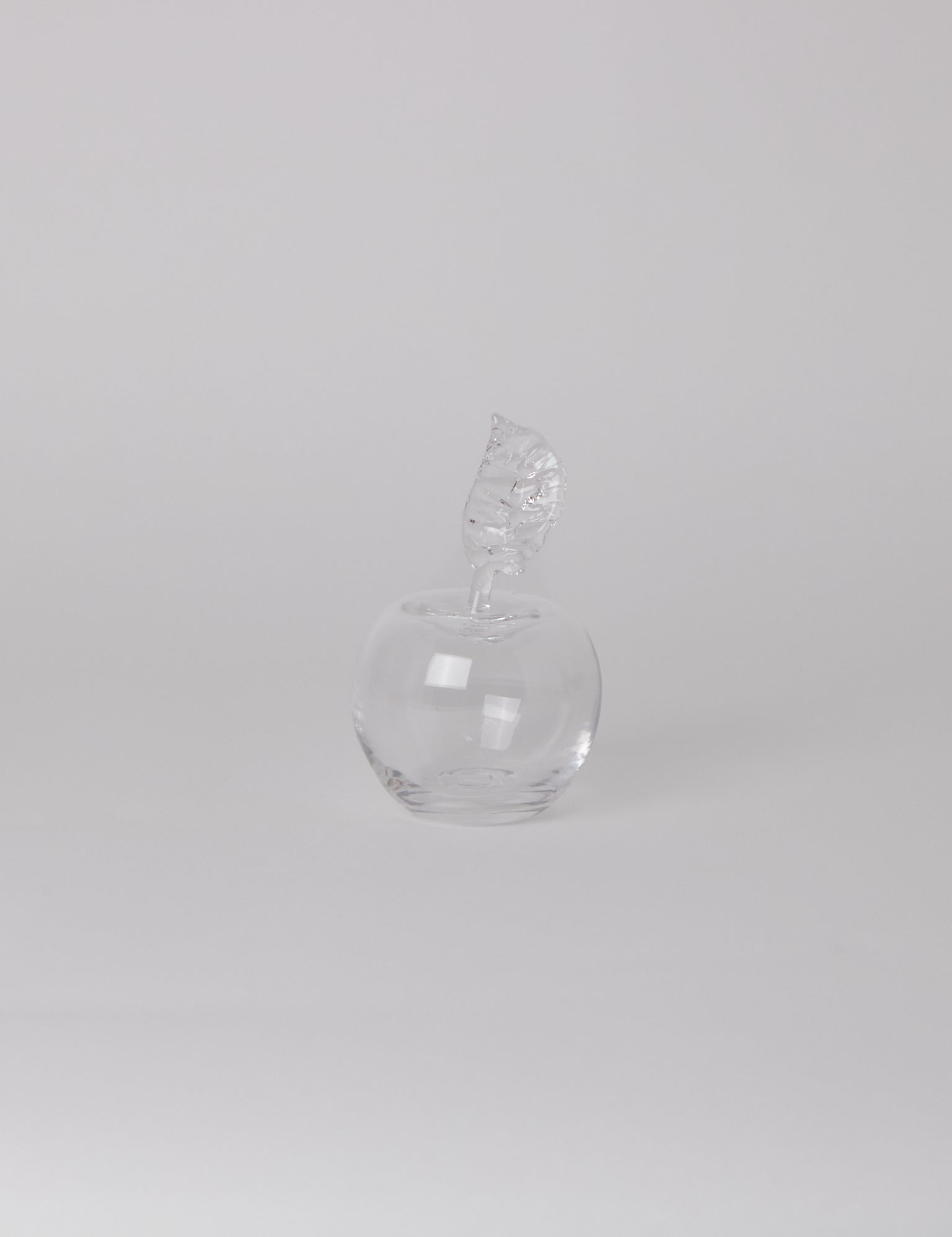 Akua Objects Marianne Clear Apple Paperweight