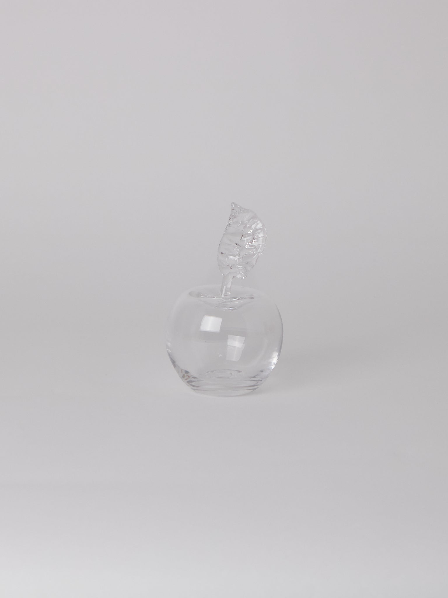 Akua Objects Marianne Clear Apple Paperweight