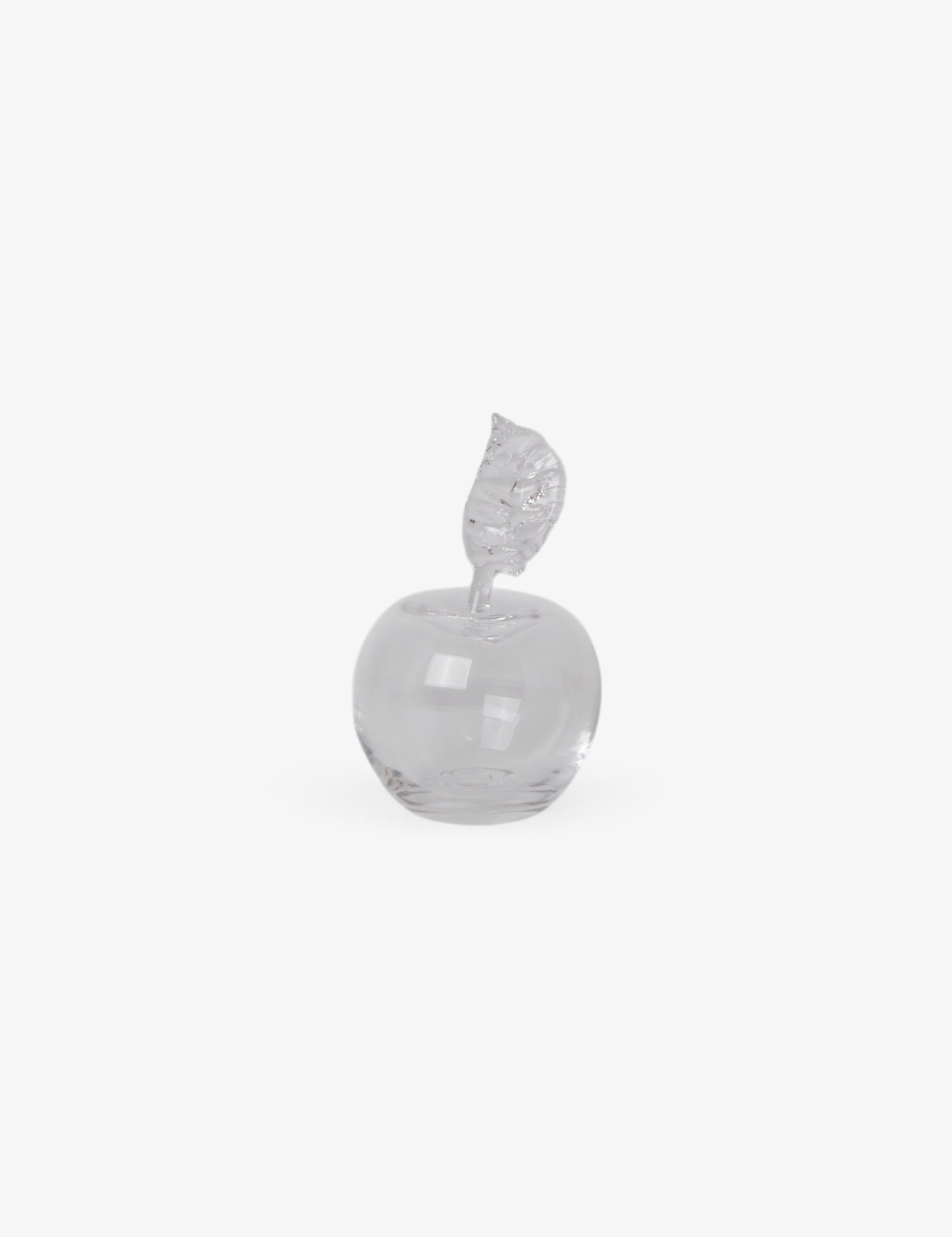 Akua Objects Marianne Clear Apple Paperweight
