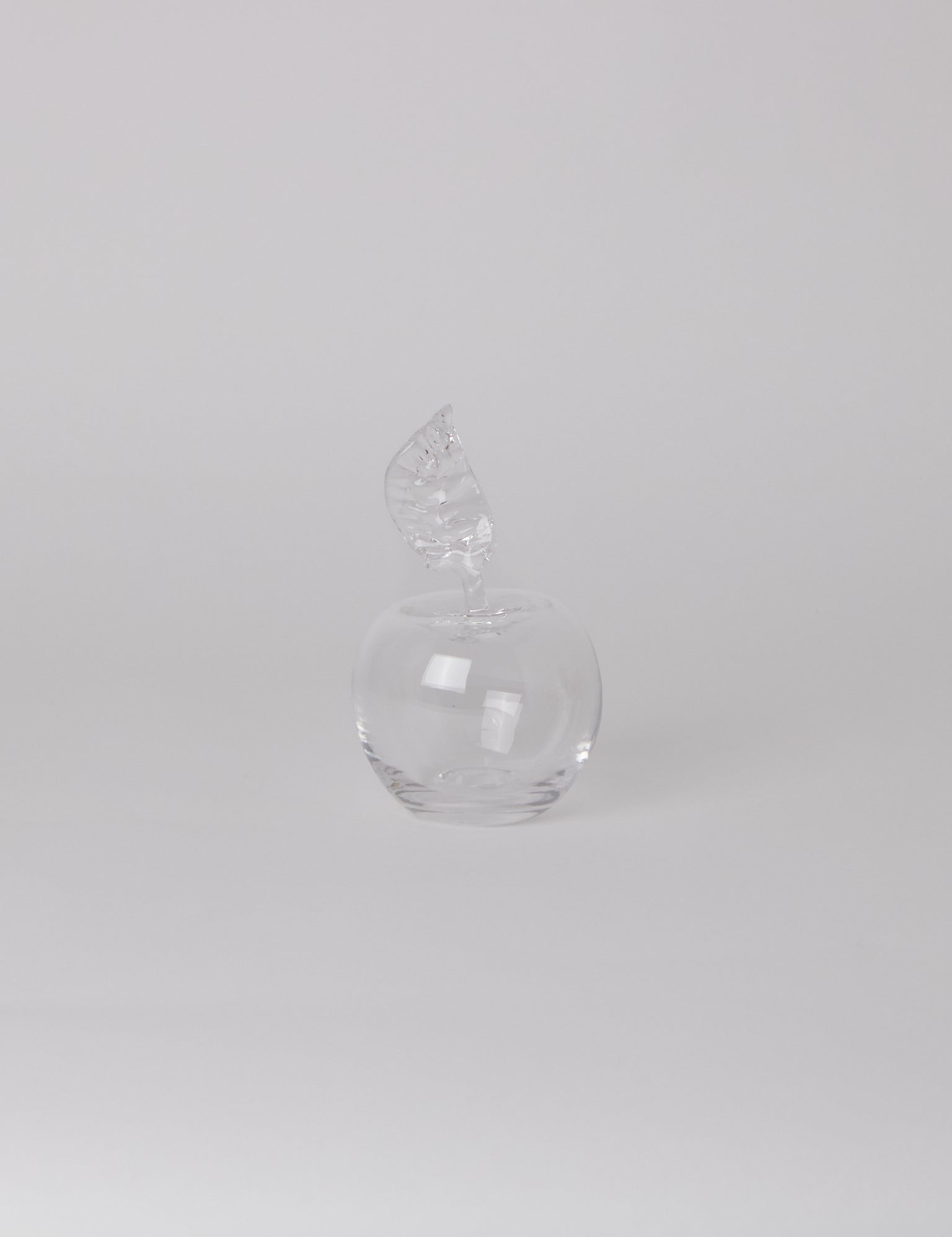 Akua Objects Marianne Clear Apple Paperweight, curated by Shop Sommer in San Francisco