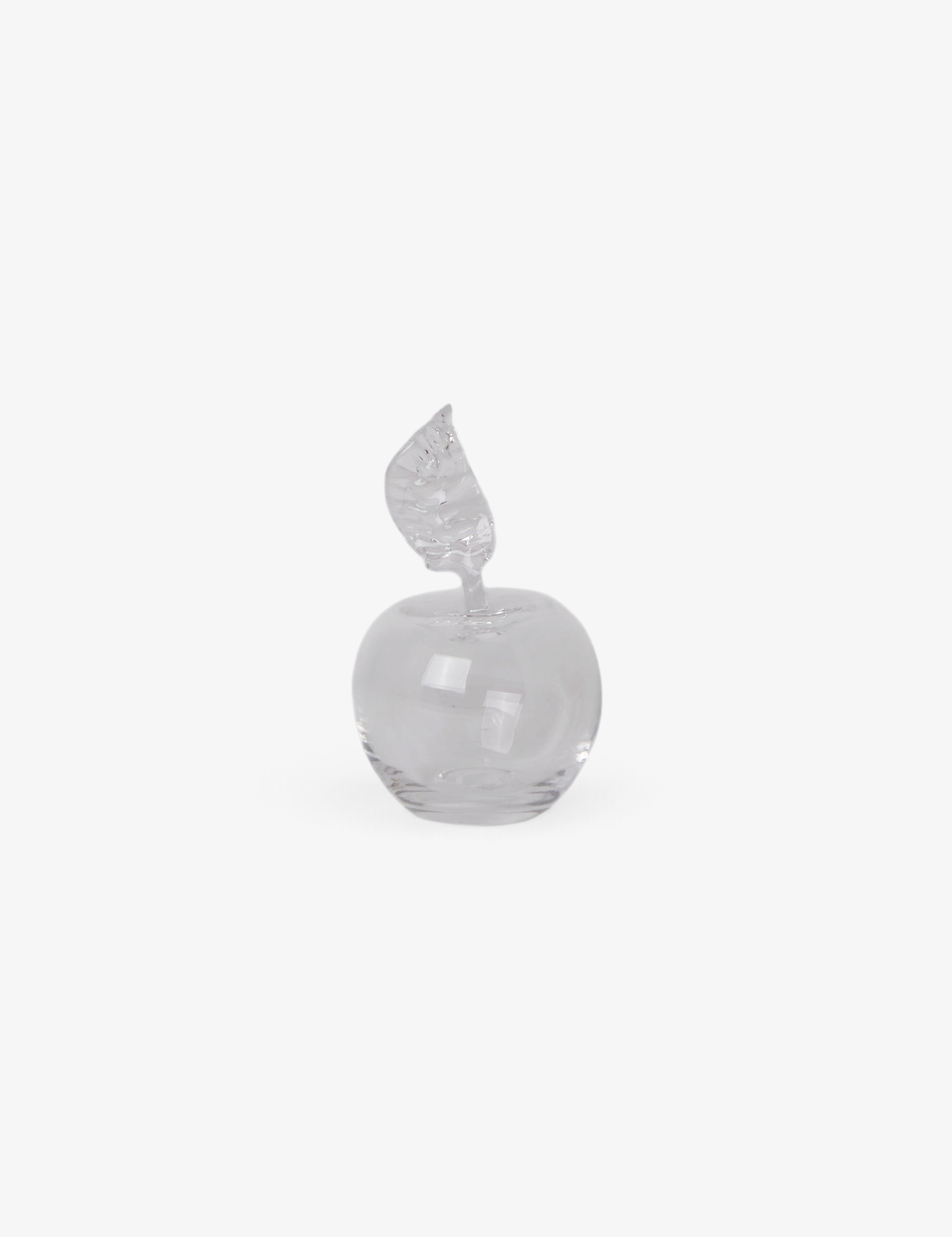 Akua Objects Marianne Clear Apple Paperweight, curated by Shop Sommer in San Francisco