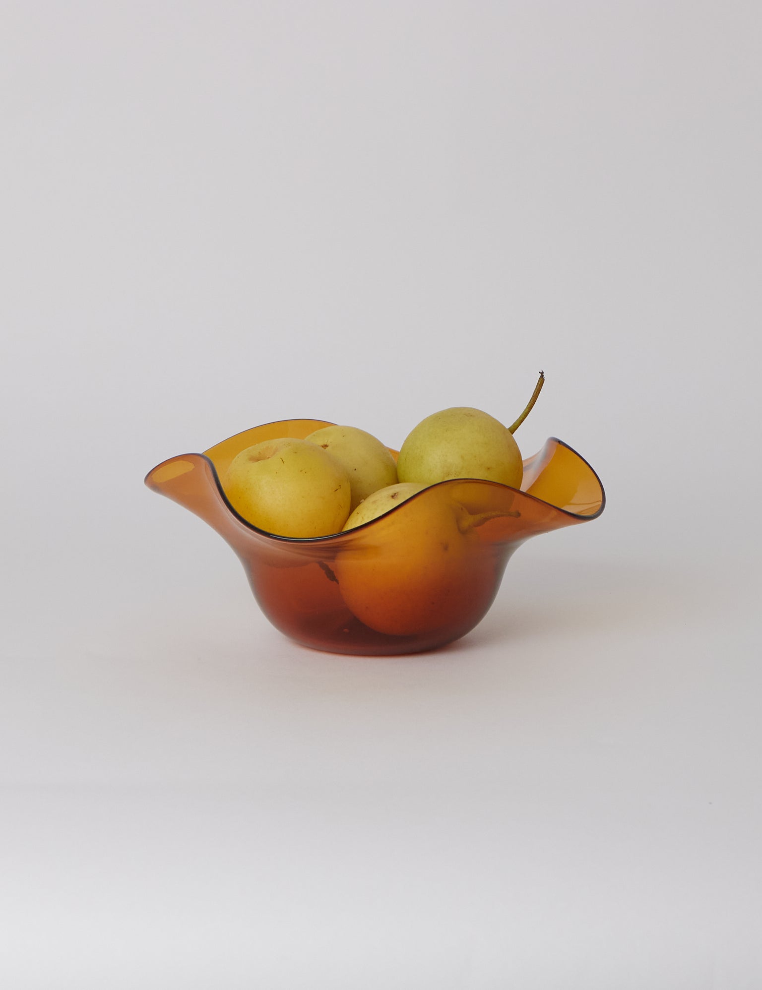 Akua Objects Michele Glass Bowl in Amber, curated by Shop Sommer in San Francisco