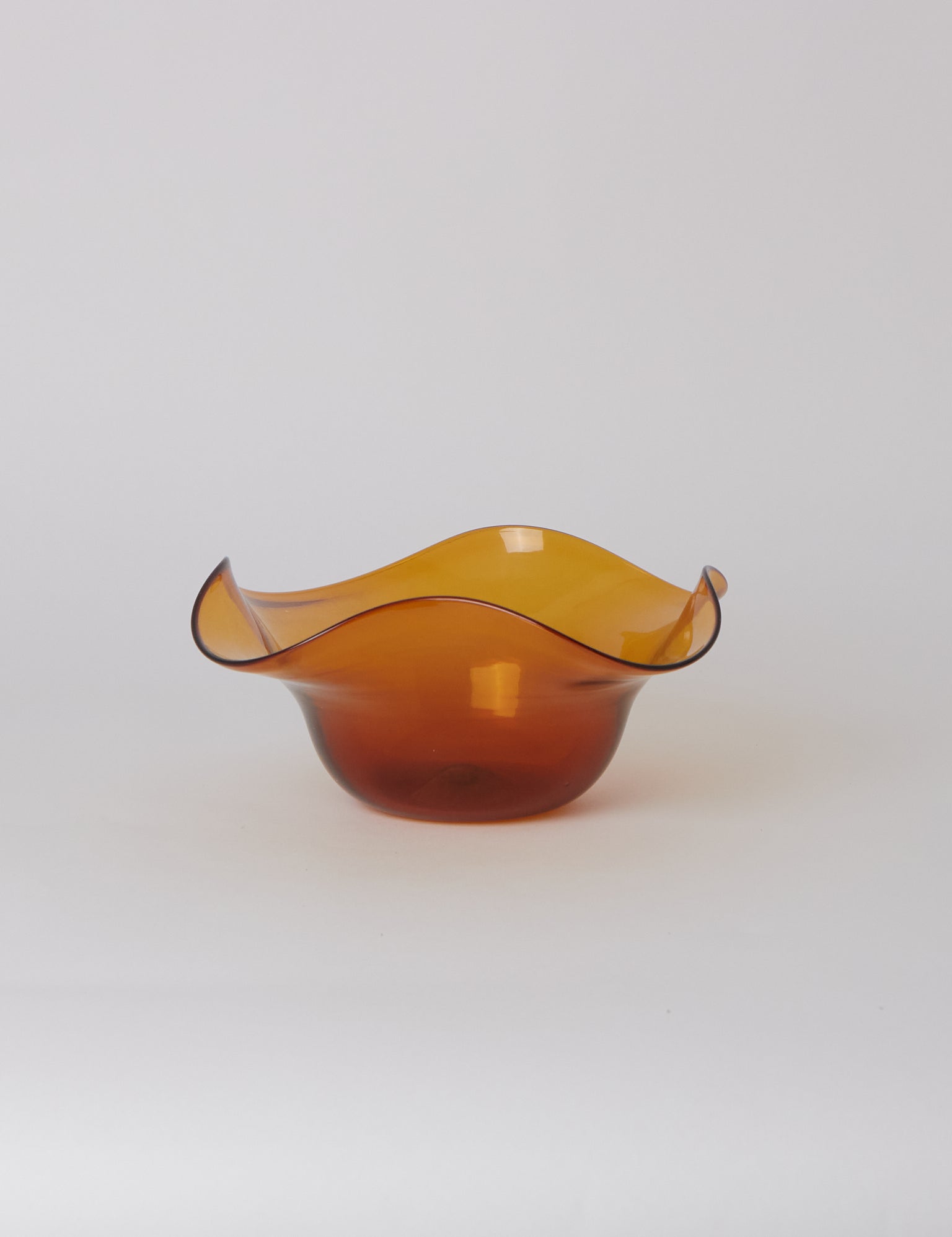 Akua Objects Michele Glass Bowl in Amber, curated by Shop Sommer in San Francisco