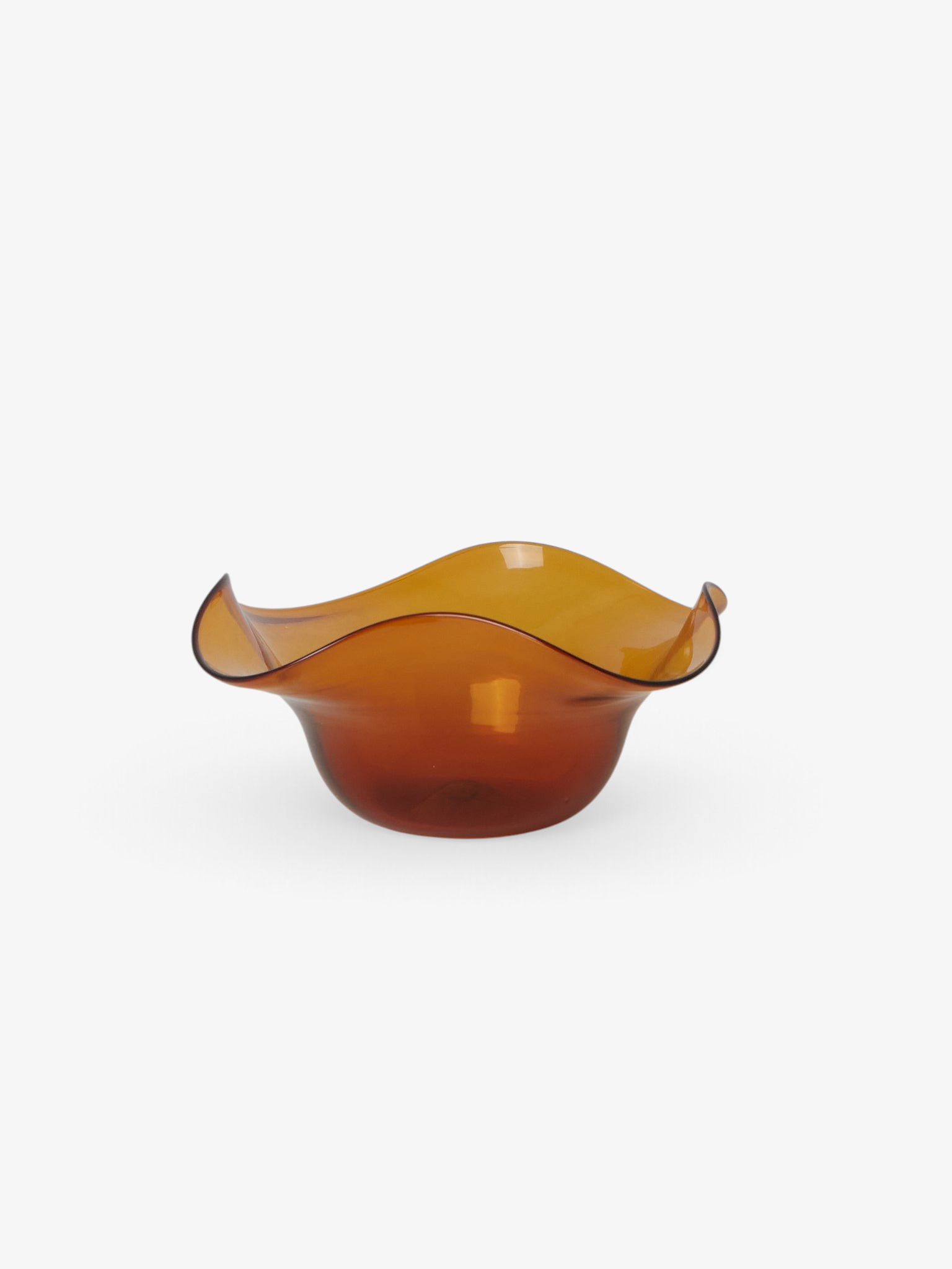Akua Objects Michele Glass Bowl in Amber, curated by Shop Sommer in San Francisco