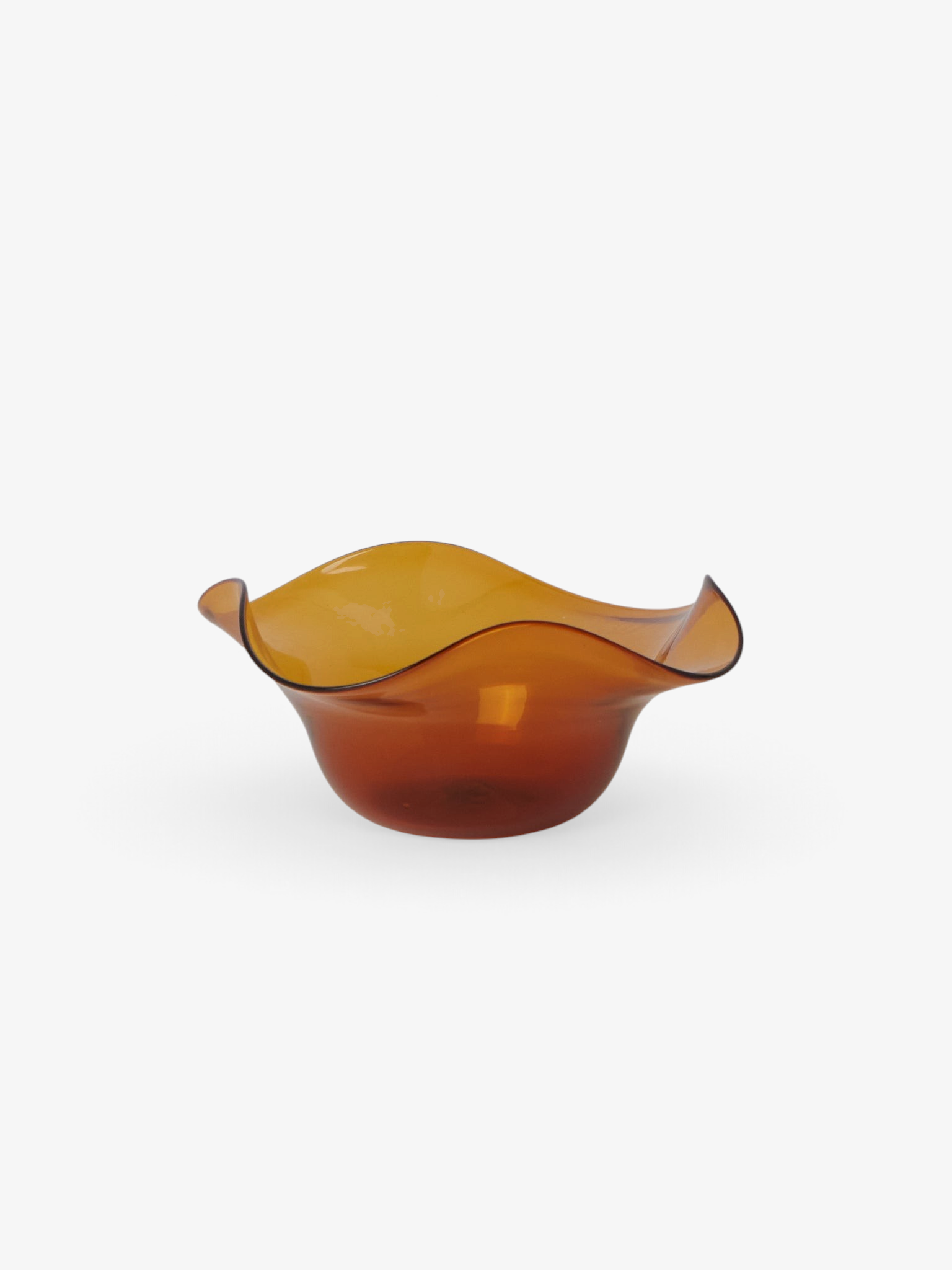 Akua Objects Michele Glass Bowl in Amber, curated by Shop Sommer in San Francisco
