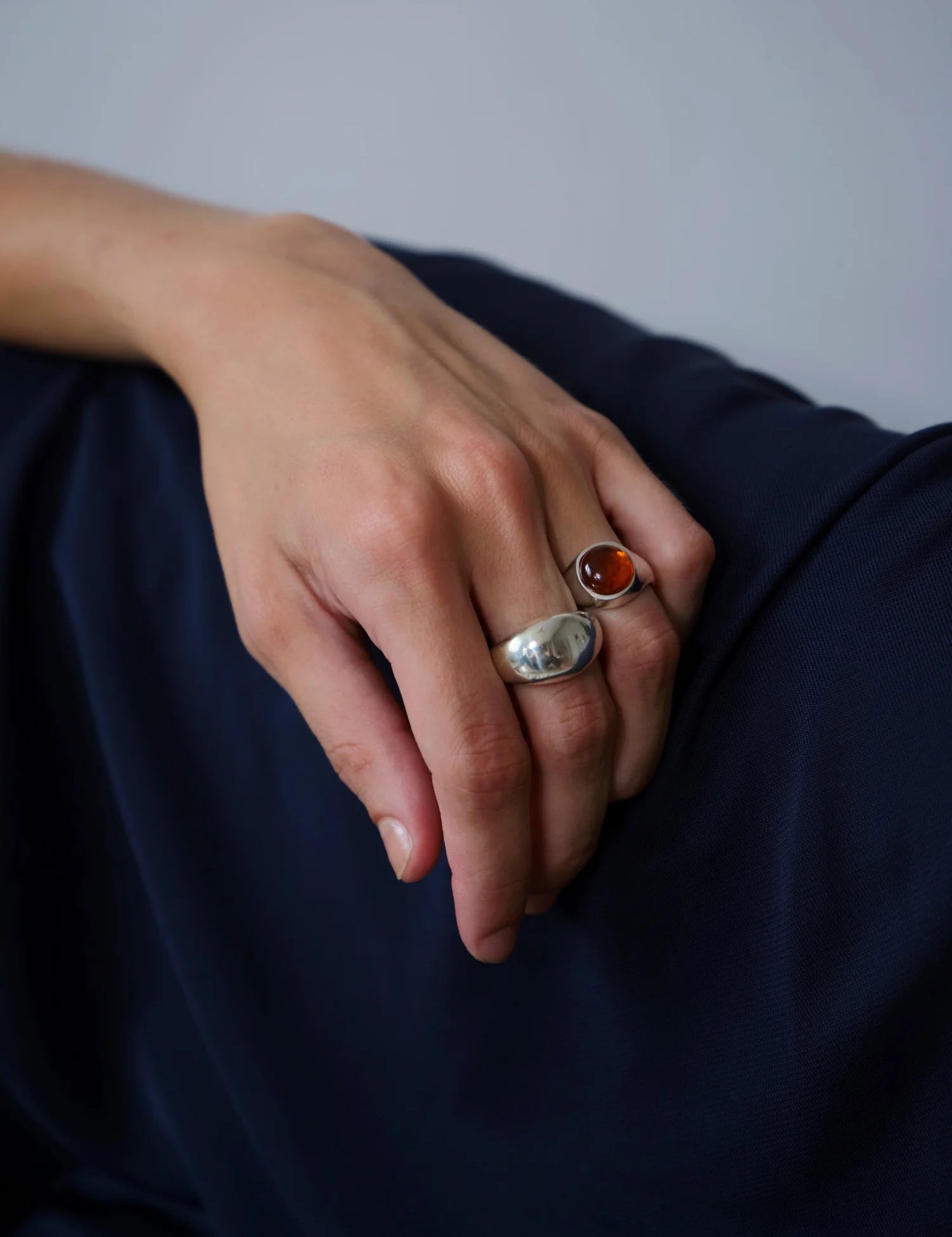 Nathalie Schreckenberg Ama Ring Amber, curated by Shop Sommer in San Francisco.