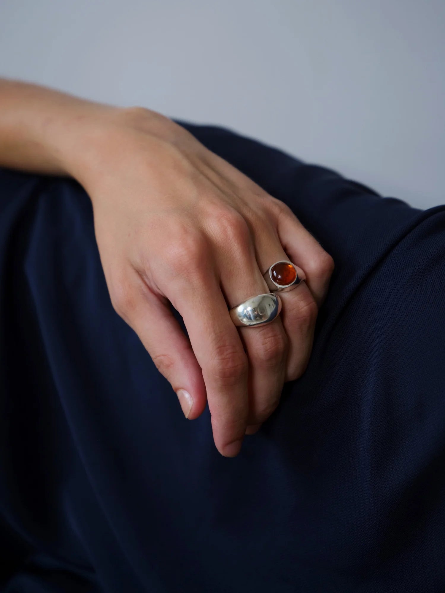 Nathalie Schreckenberg Ama Ring Amber, curated by Shop Sommer in San Francisco.