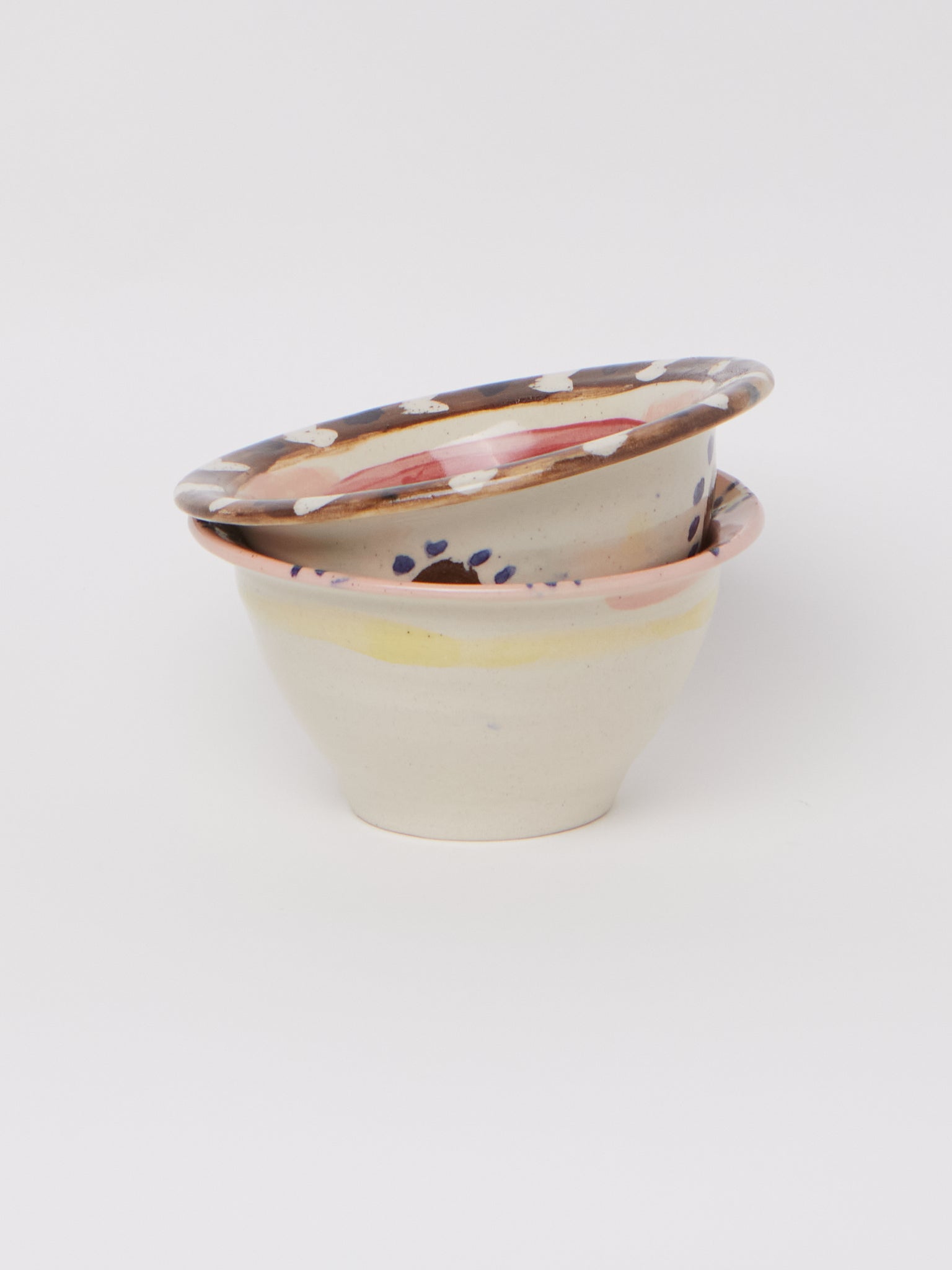 Painted Flower Bowl