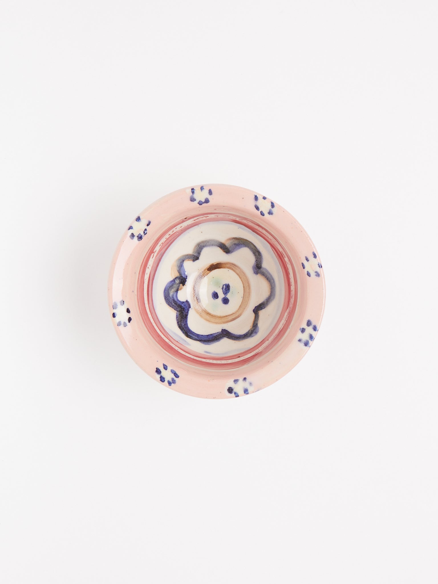 Painted Flower Bowl