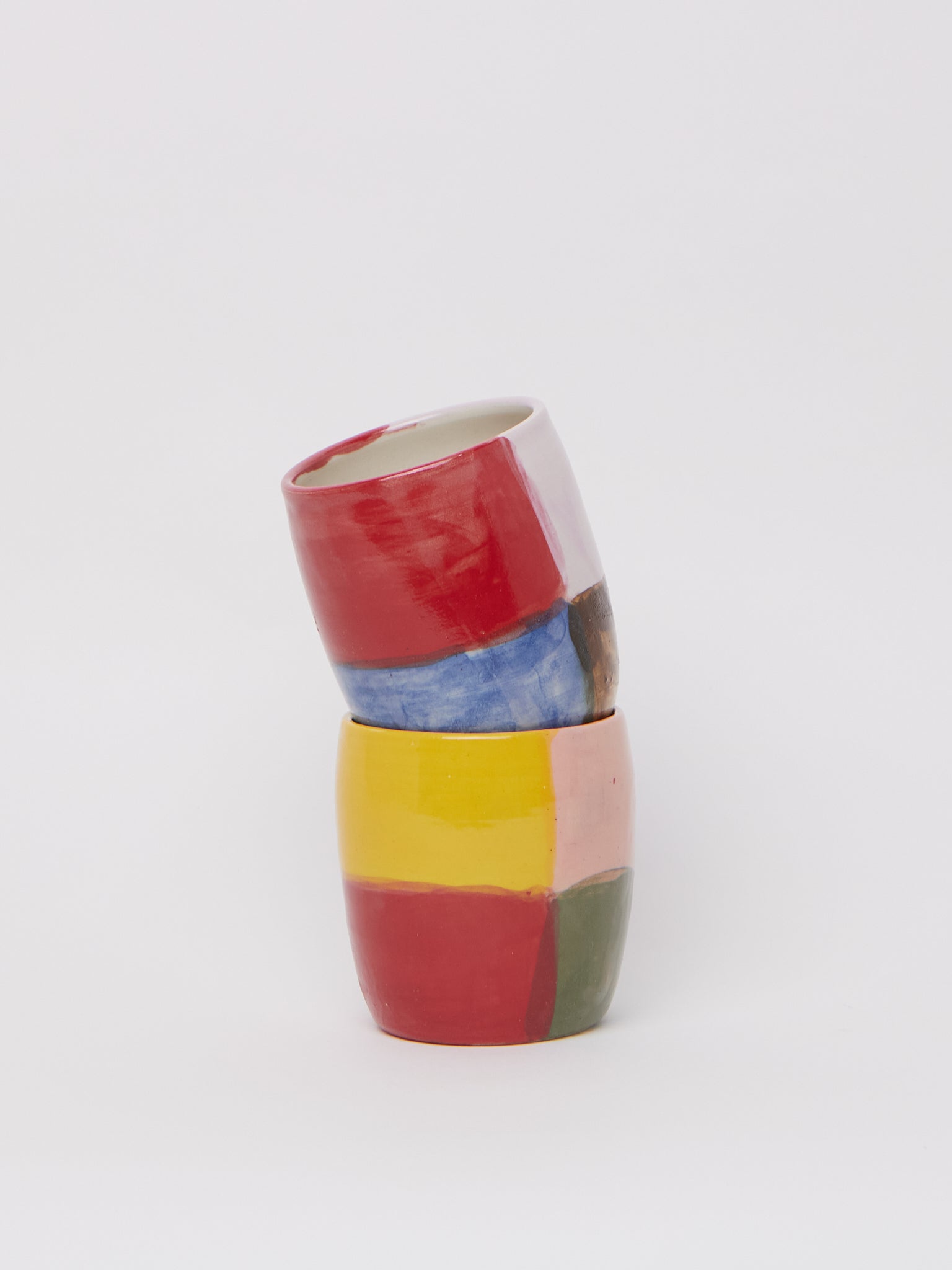 Color Block Cup