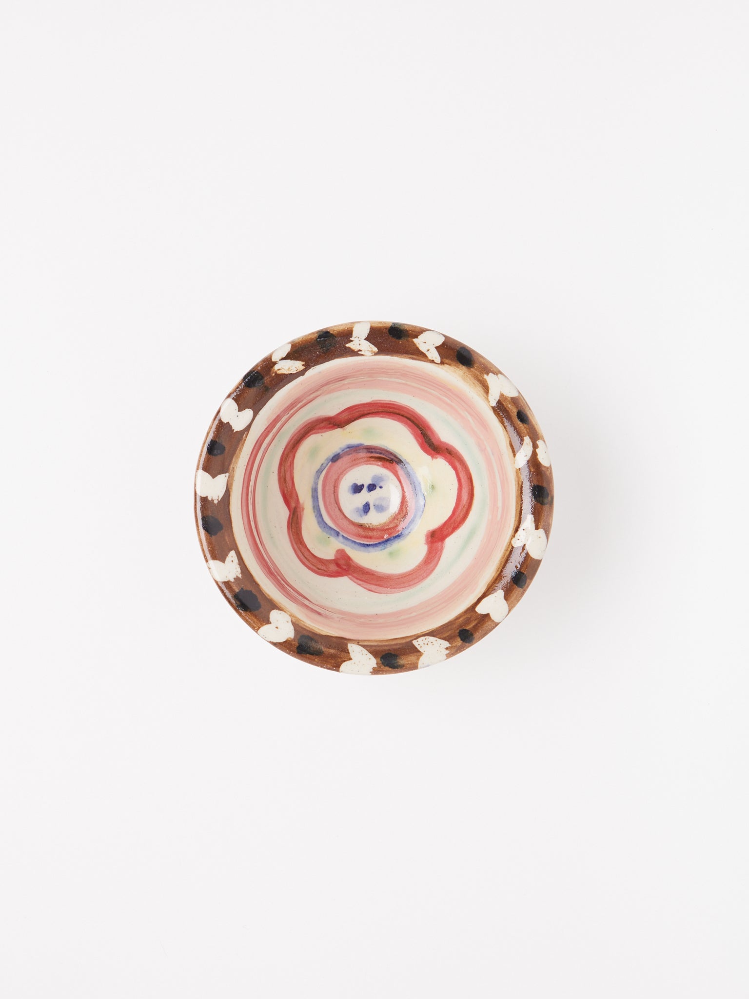 Painted Flower Bowl