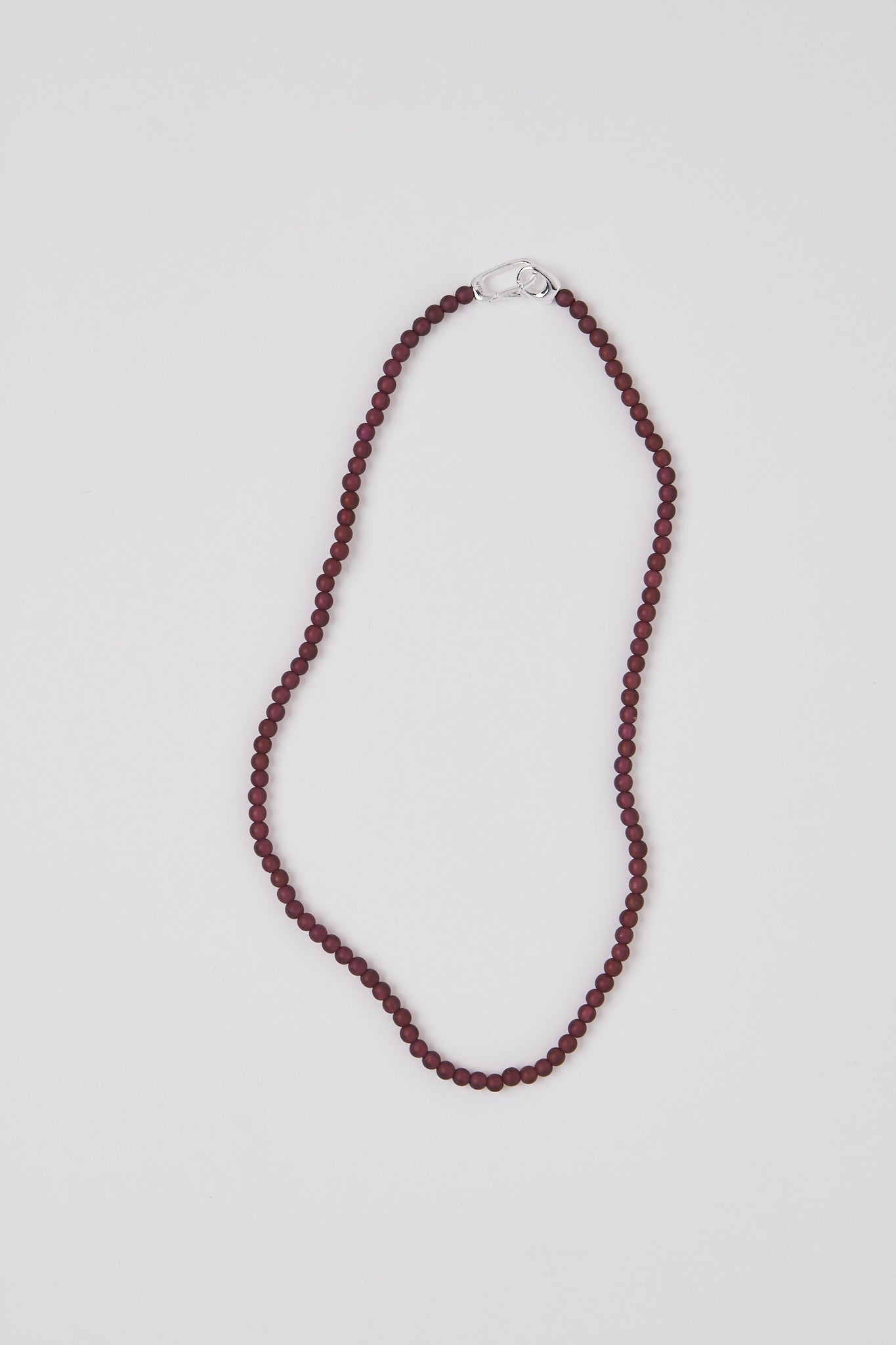 Annika Inez Beaded Garnet Collar Necklace, curated by Shop Sommer in San Francisco.