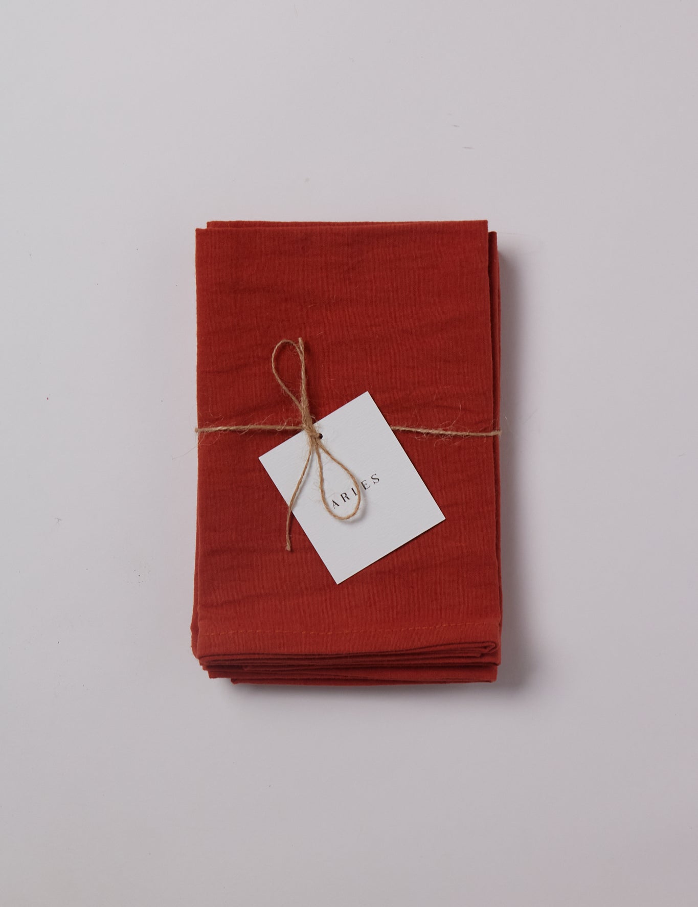 Arles Studio Rosso Napkin Set, curated by Shop Sommer in San Francisco.