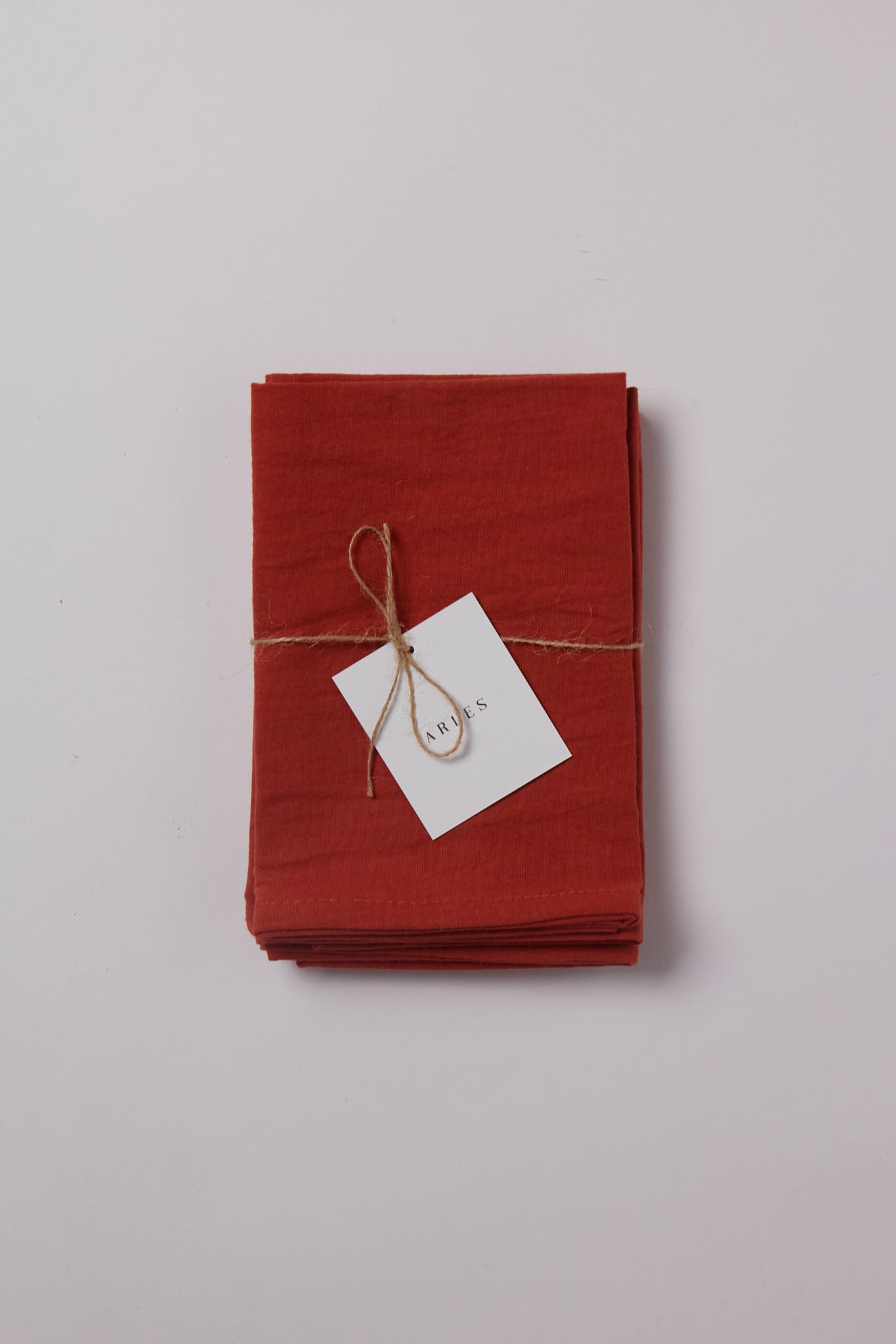 Arles Studio Rosso Napkin Set, curated by Shop Sommer in San Francisco.