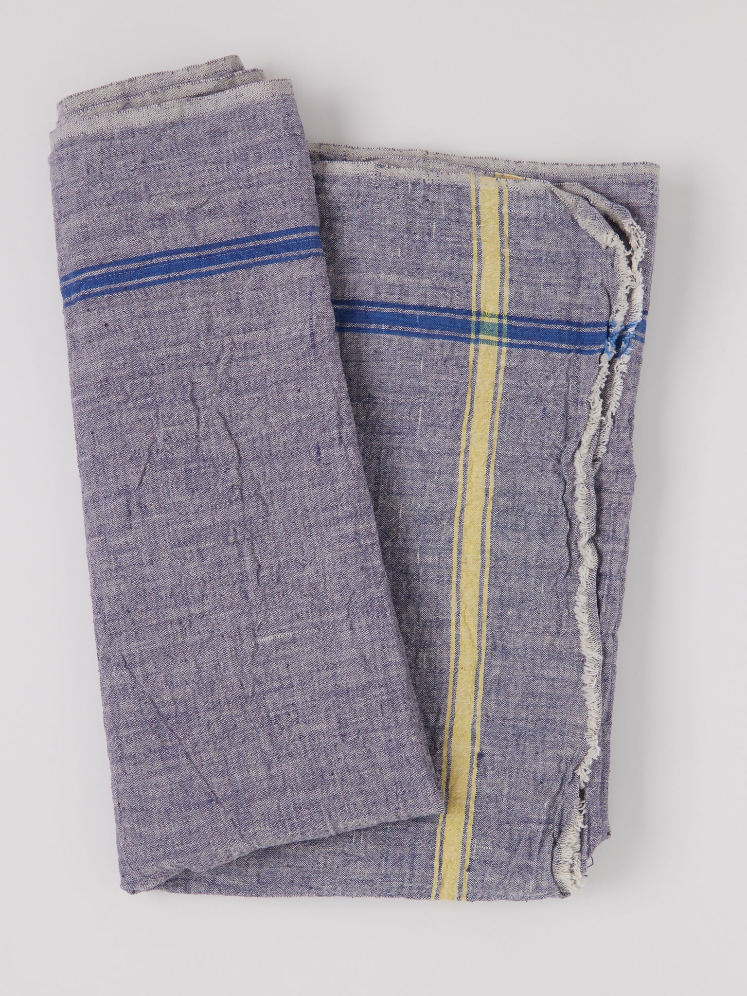 Auntie Oti Chambray Woven Towel Blue, curated by Shop Sommer in San Francisco.