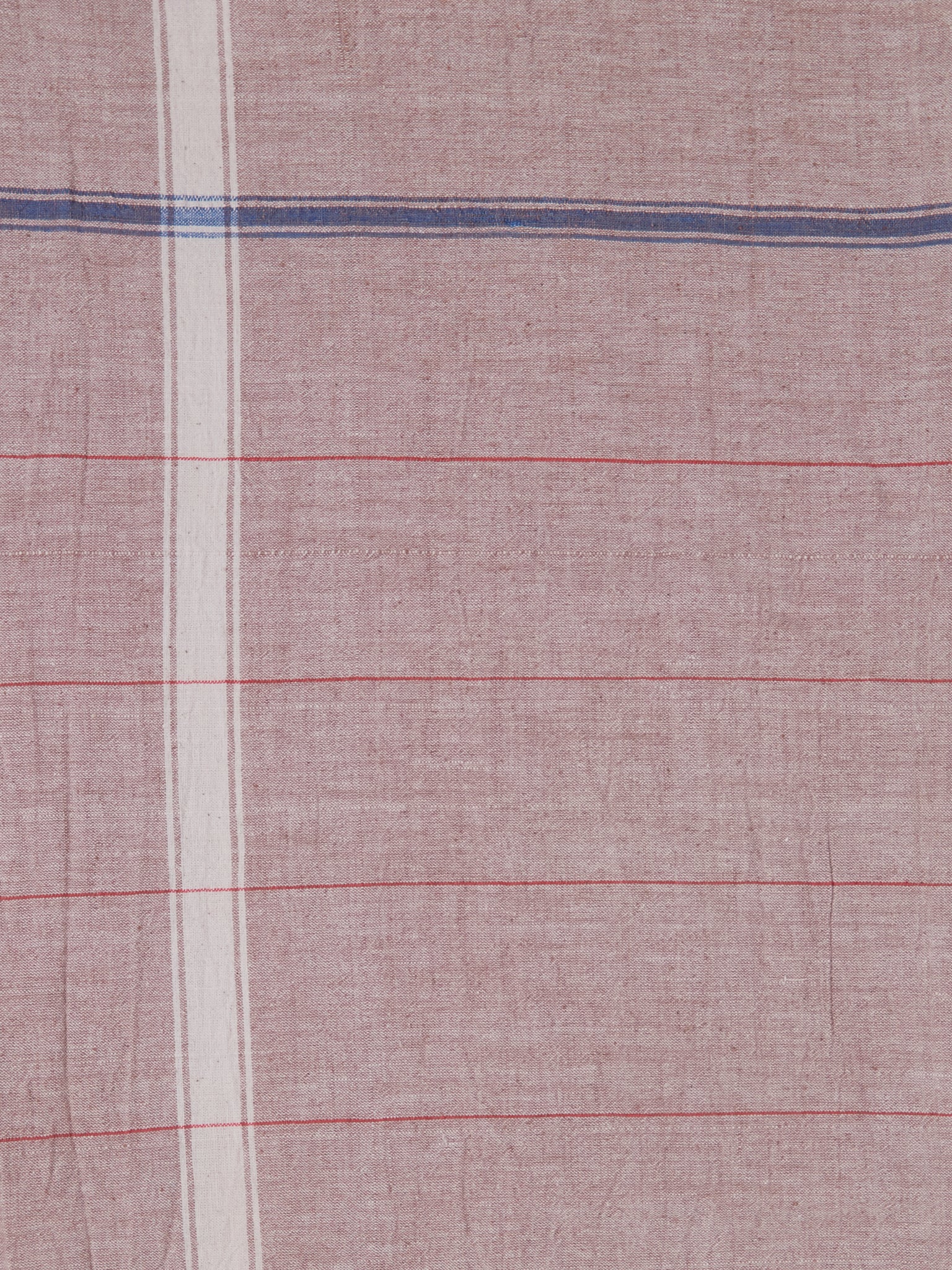 Auntie Oti Pinstripe Woven Towel Crimson, curated by Shop Sommer in San Francisco.