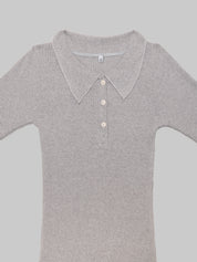 Baserange Dual Long Sleeve Tee Grey Melange, curated by Shop Sommer in San Francisco.