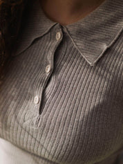 Baserange Dual Long Sleeve Tee Grey Melange, curated by Shop Sommer in San Francisco.