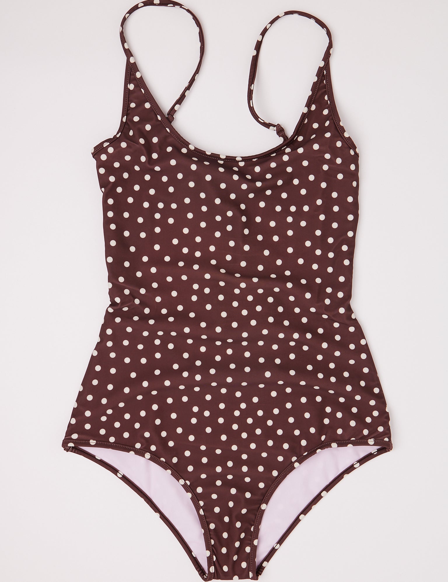 Bellini Bikini Saona Swimsuit Brown Dot, curated by Shop Sommer in San Francisco.