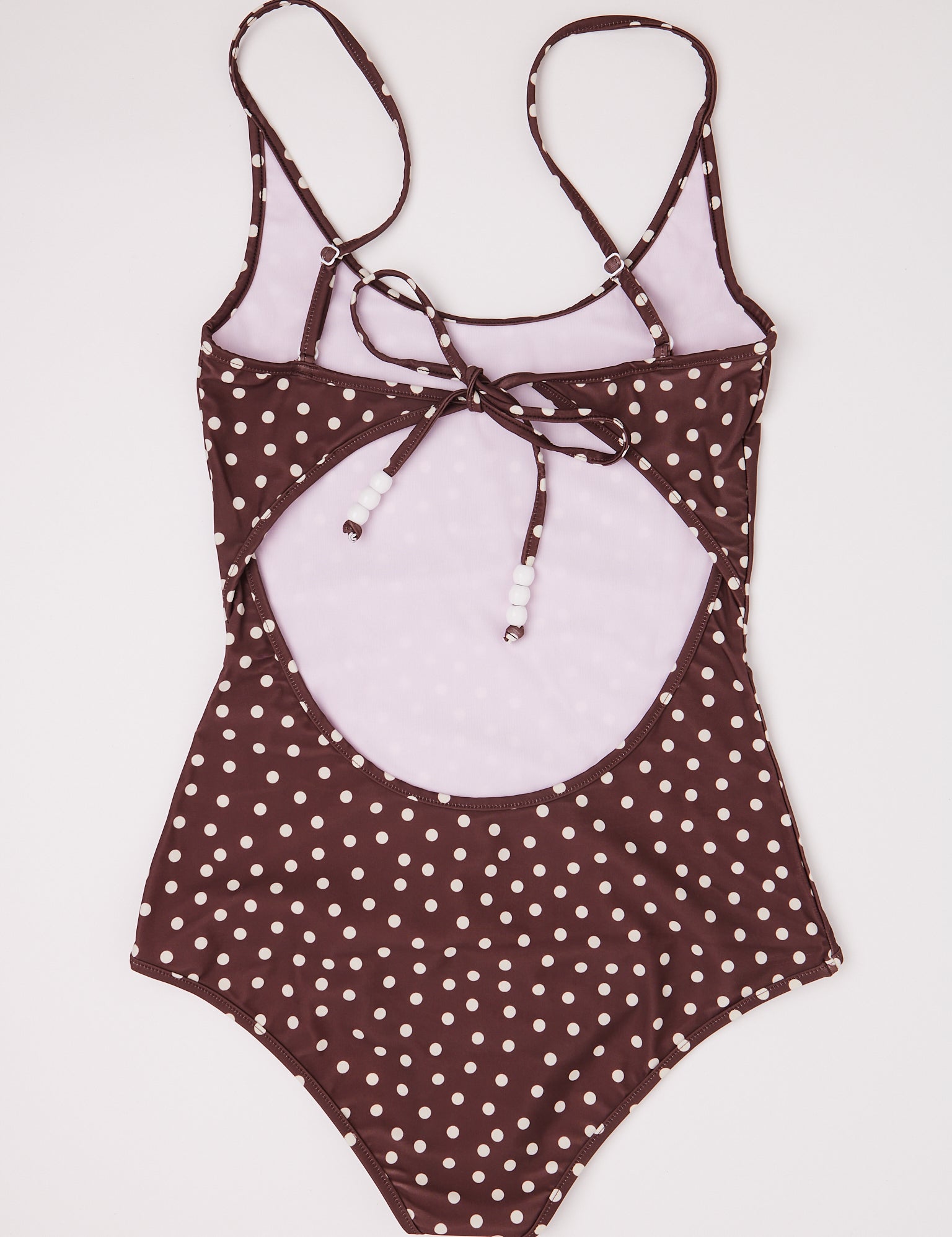 Bellini Bikini Saona Swimsuit Brown Dot, curated by Shop Sommer in San Francisco.