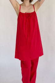 Brooke Callahan Bow Dress in Red, curated by Shop Sommer in San Francisco.