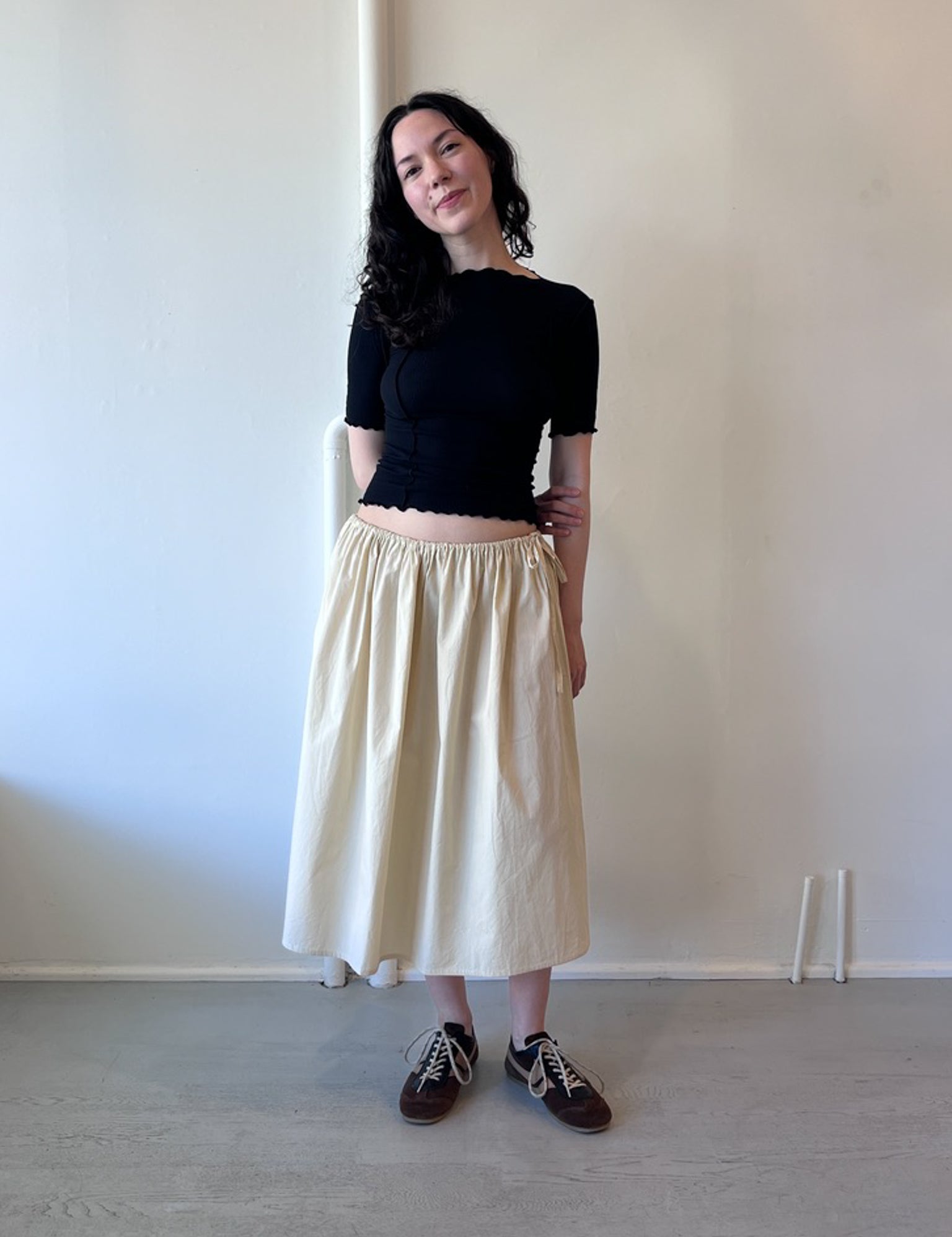 Brooke Callahan Tie Skirt Rice
