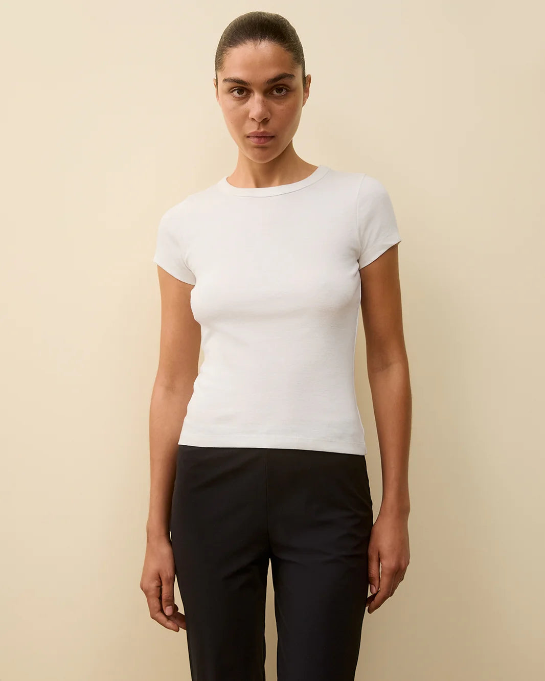 Car Baby Tee White