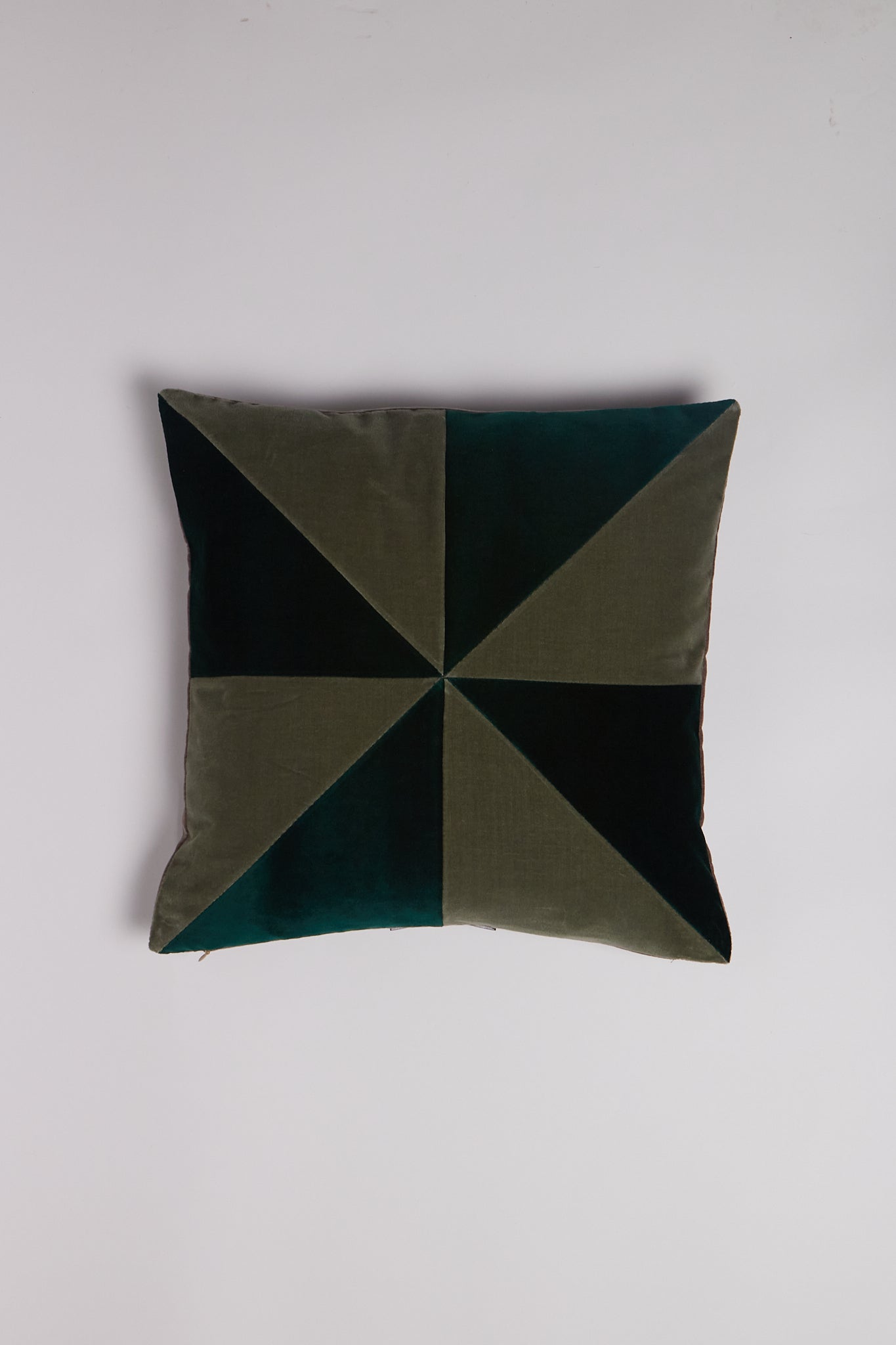 Christina Lundsteen Suki Cushion in Monochrome Green, curated by Shop Sommer in San Francisco.