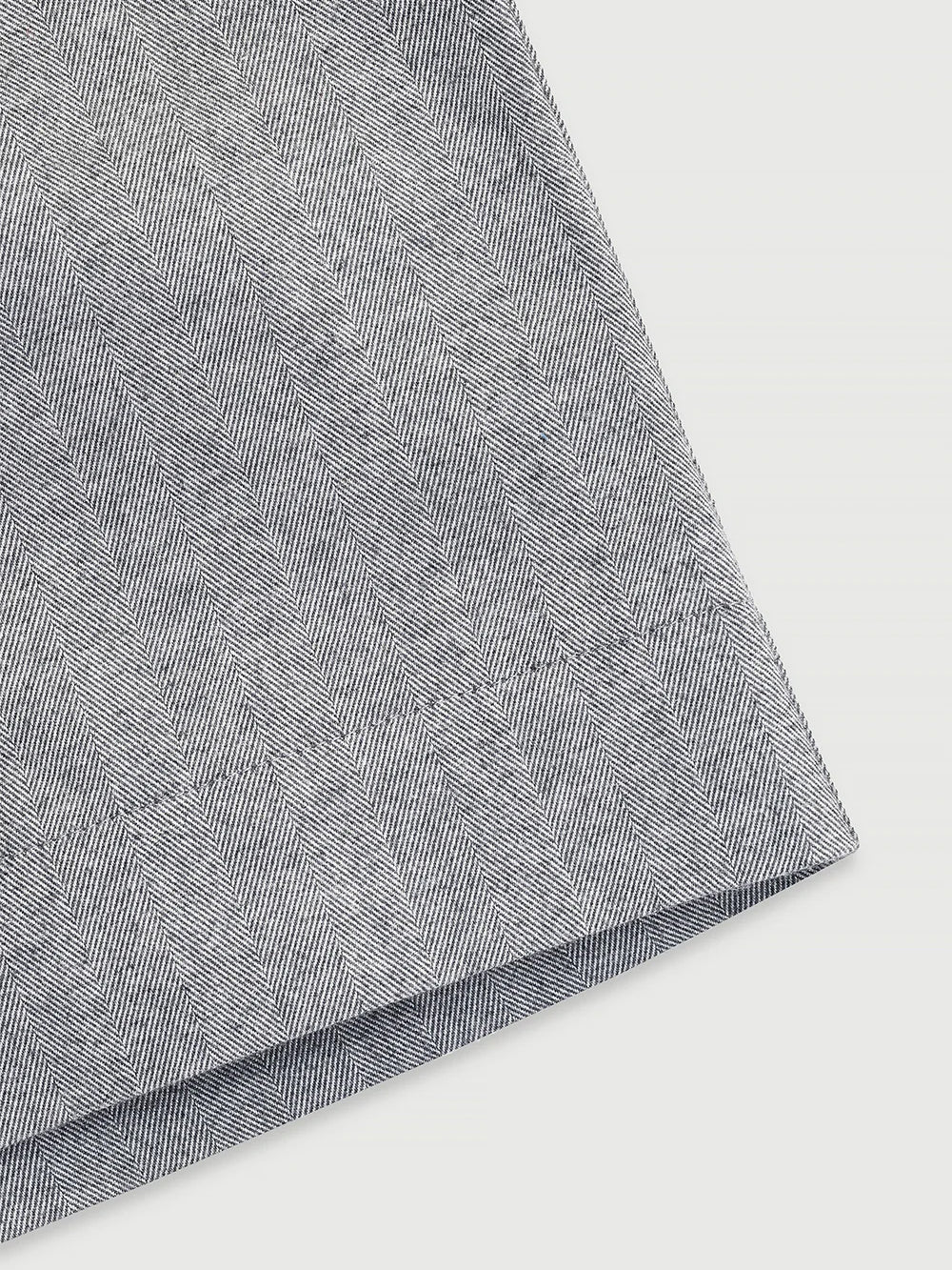 Comme Si La Boxer Bermuda Light Grey Cotton Flannel, curated by Shop Sommer in San Francisco.