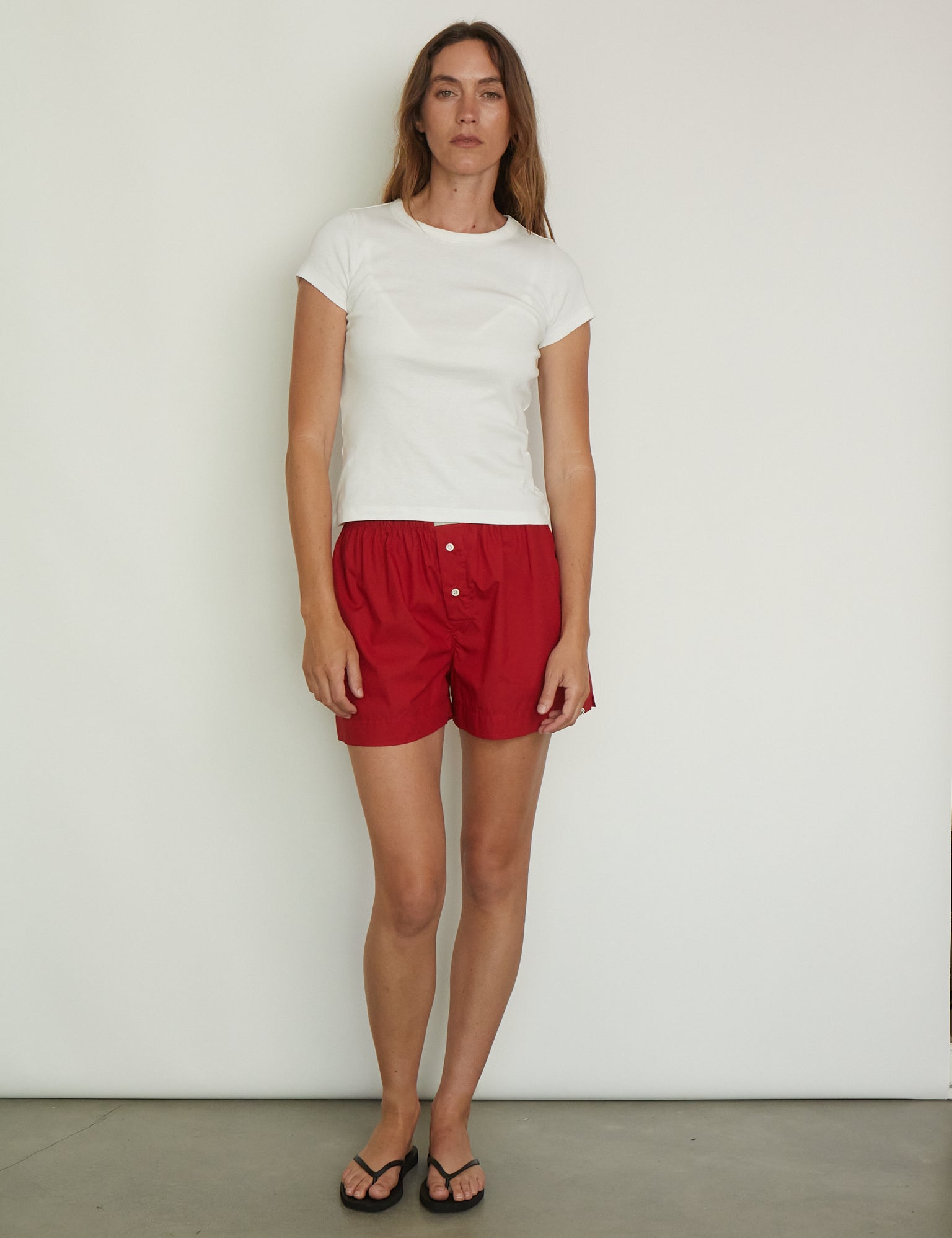 Comme Si La Boxer Short Classica in Maraschino, curated by Shop Sommer in San Francisco.