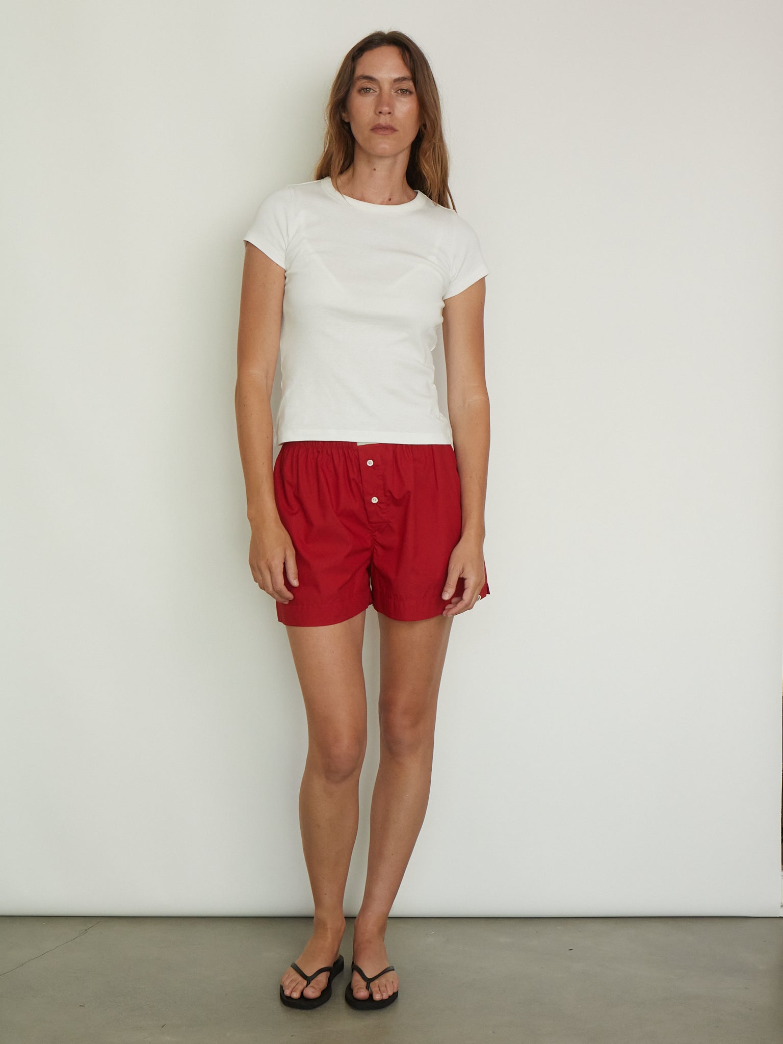 Comme Si La Boxer Short Classica in Maraschino, curated by Shop Sommer in San Francisco.