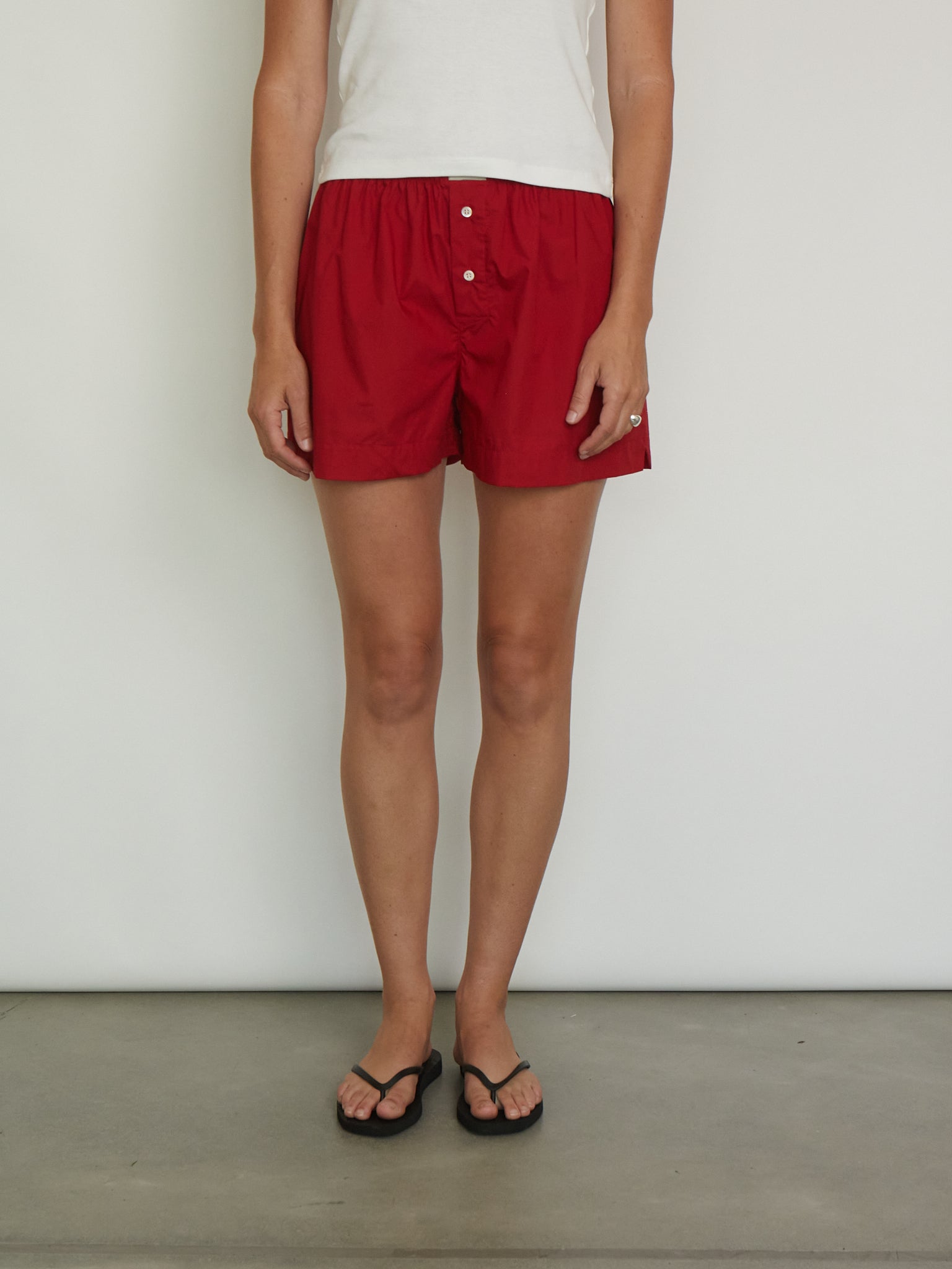 Comme Si La Boxer Short Classica in Maraschino, curated by Shop Sommer in San Francisco.