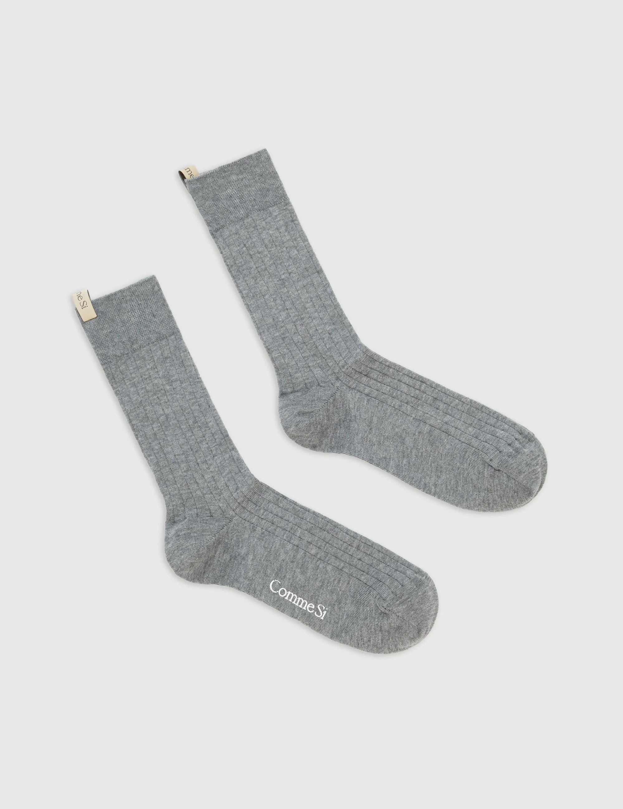 Comme Si Yves Sock Heather Gray, curated by Shop Sommer in San Francisco. 