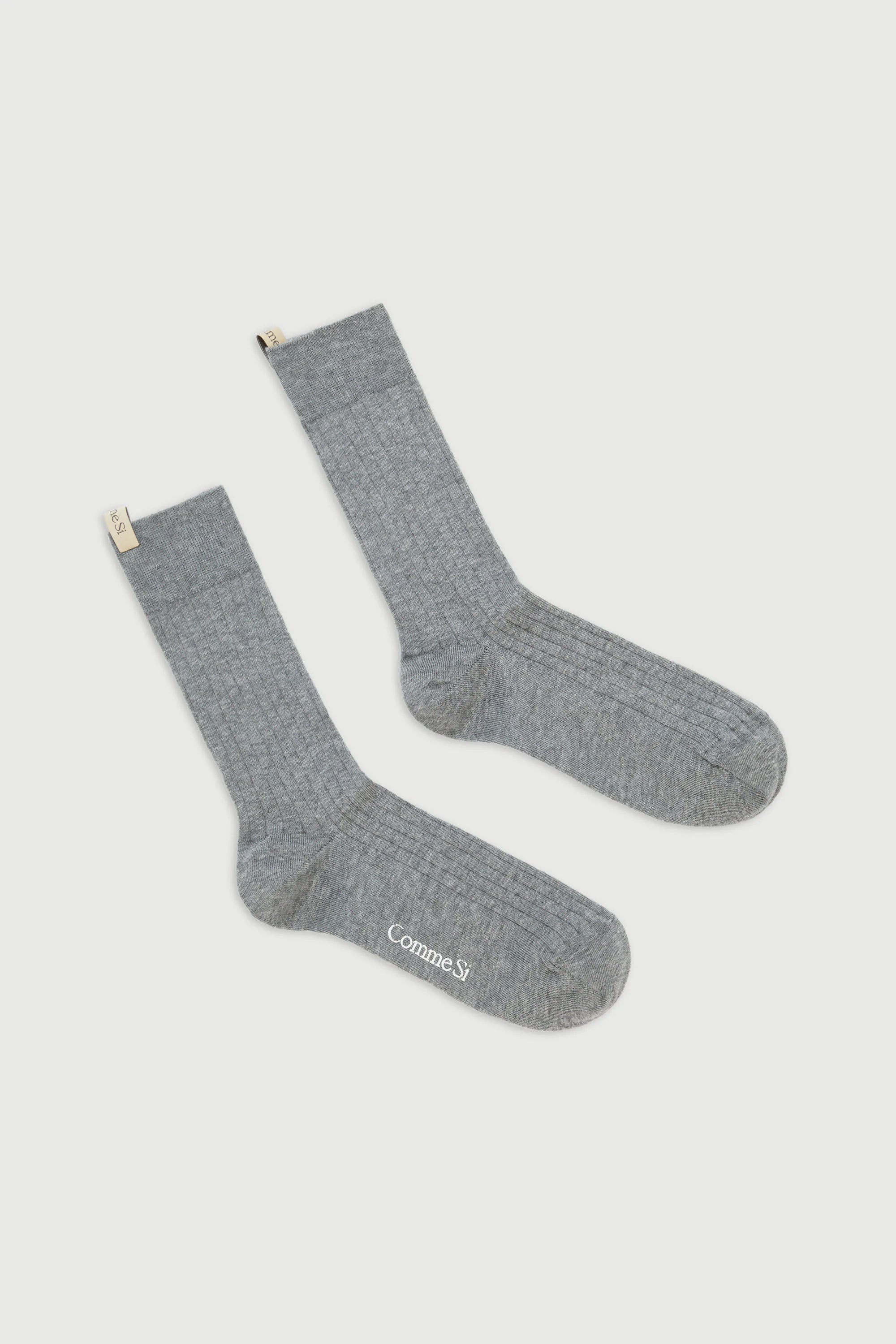 Comme Si Yves Sock Heather Gray, curated by Shop Sommer in San Francisco. 