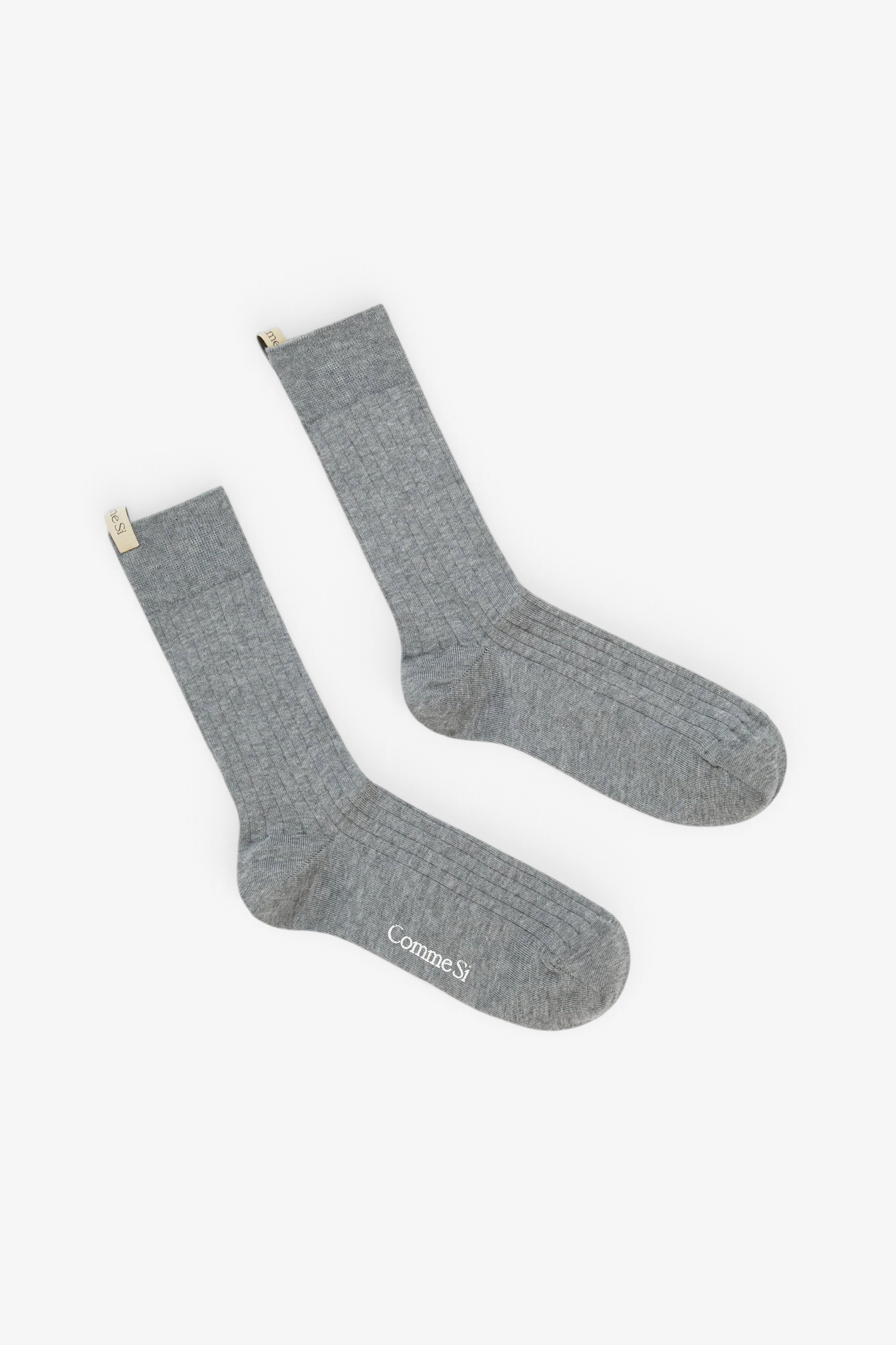 Comme Si Yves Sock Heather Gray, curated by Shop Sommer in San Francisco.