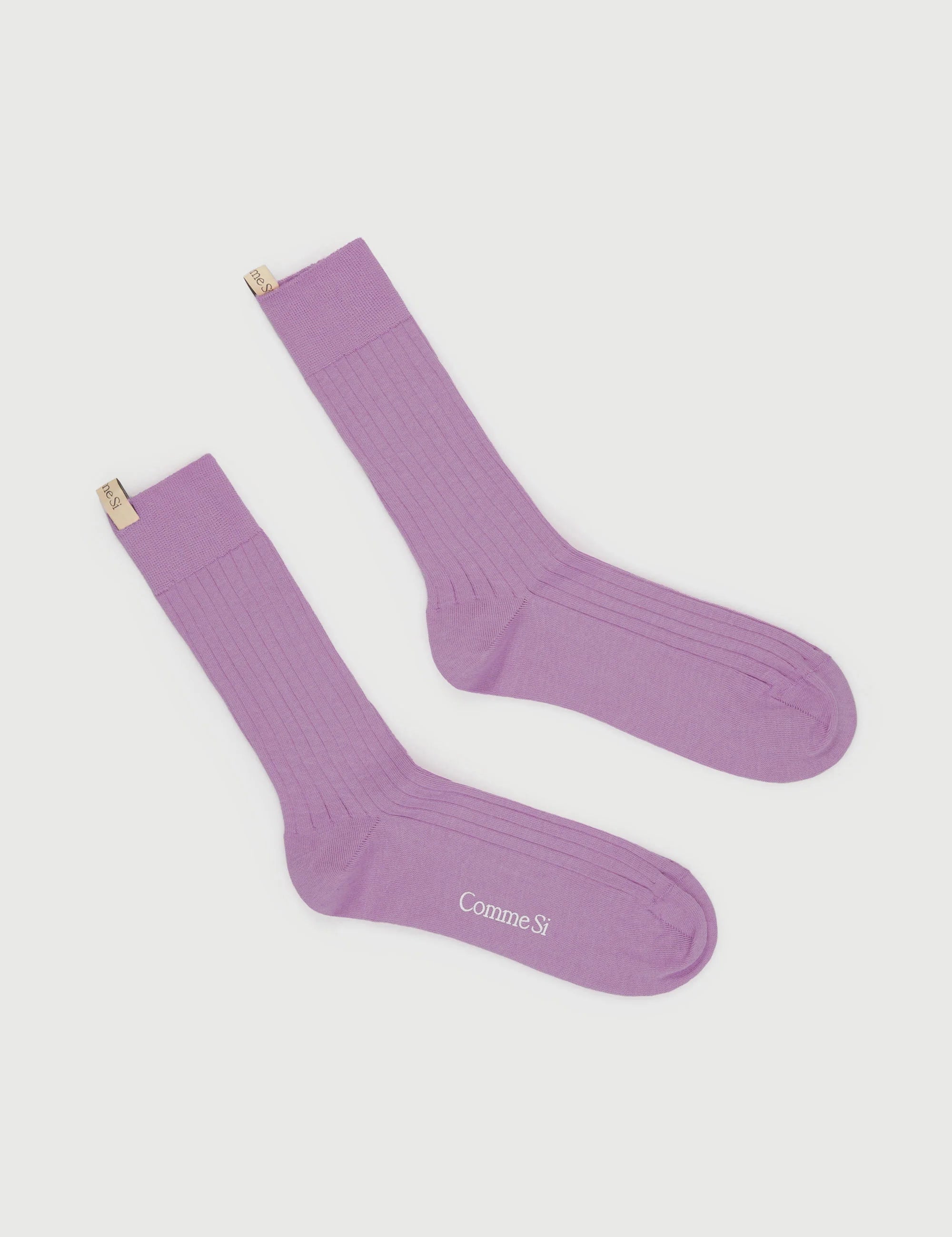 Comme Si Yves Sock in Iris, curated by Shop Sommer in San Francisco. 