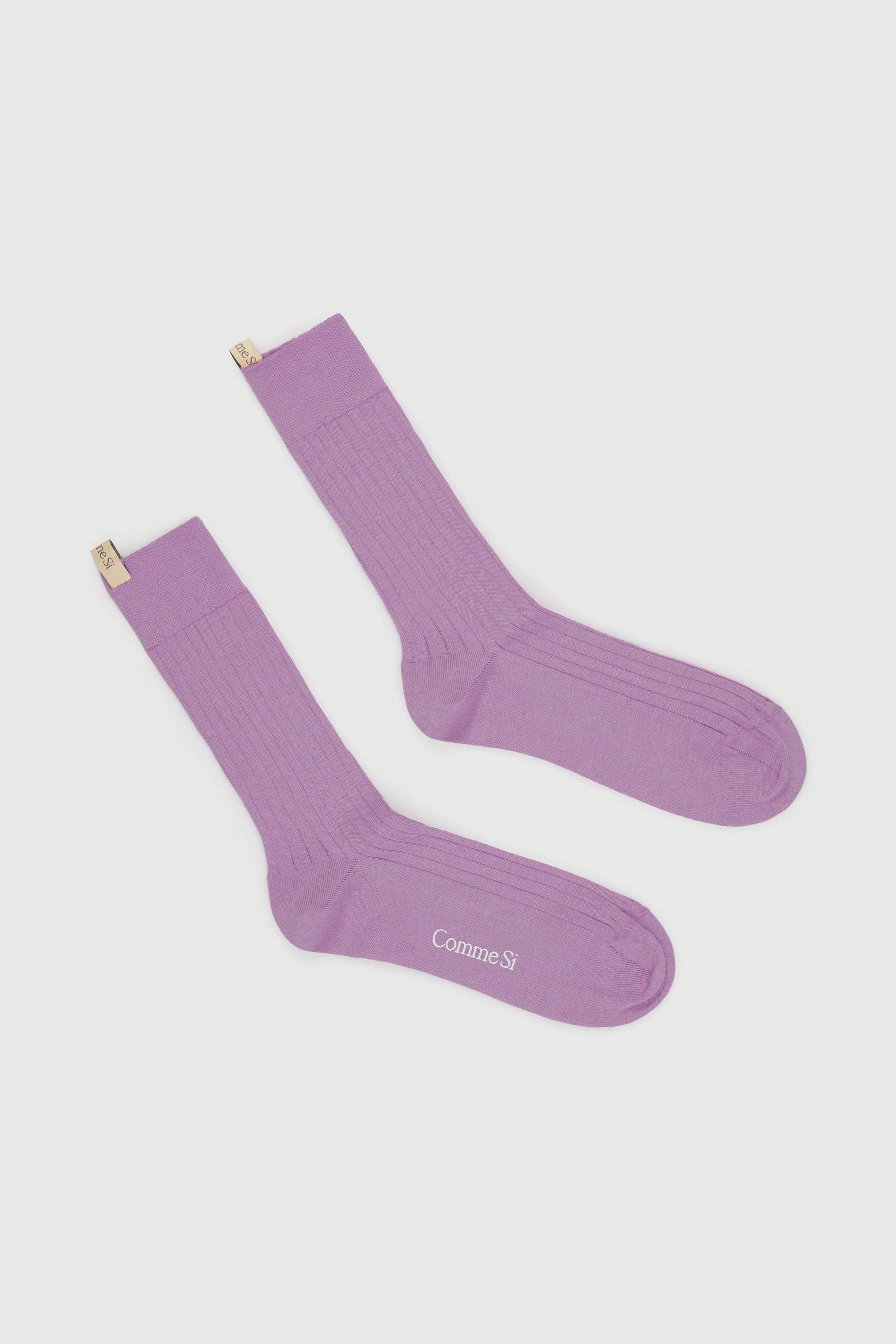 Comme Si Yves Sock in Iris, curated by Shop Sommer in San Francisco. 