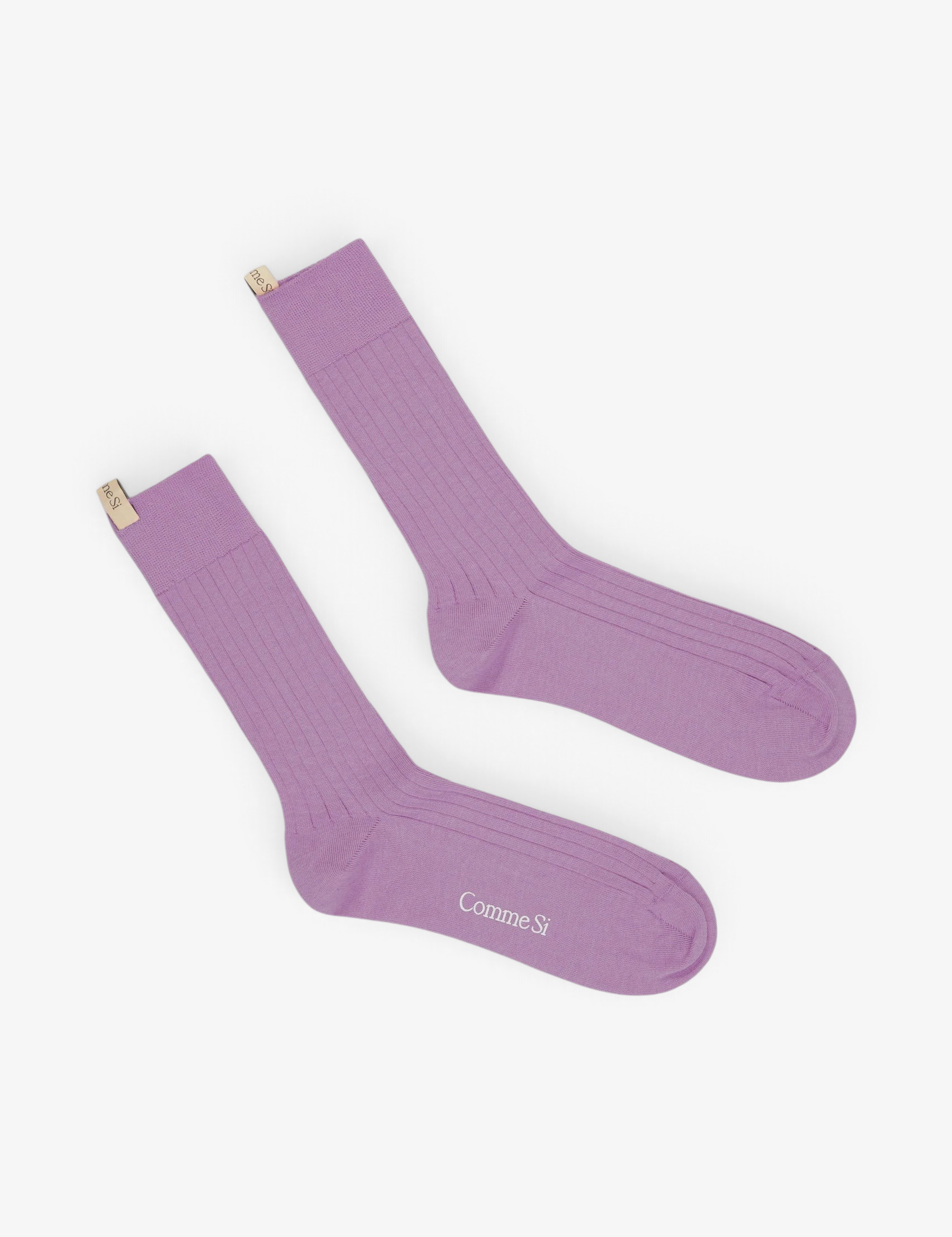 Comme Si Yves Sock in Iris, curated by Shop Sommer in San Francisco.