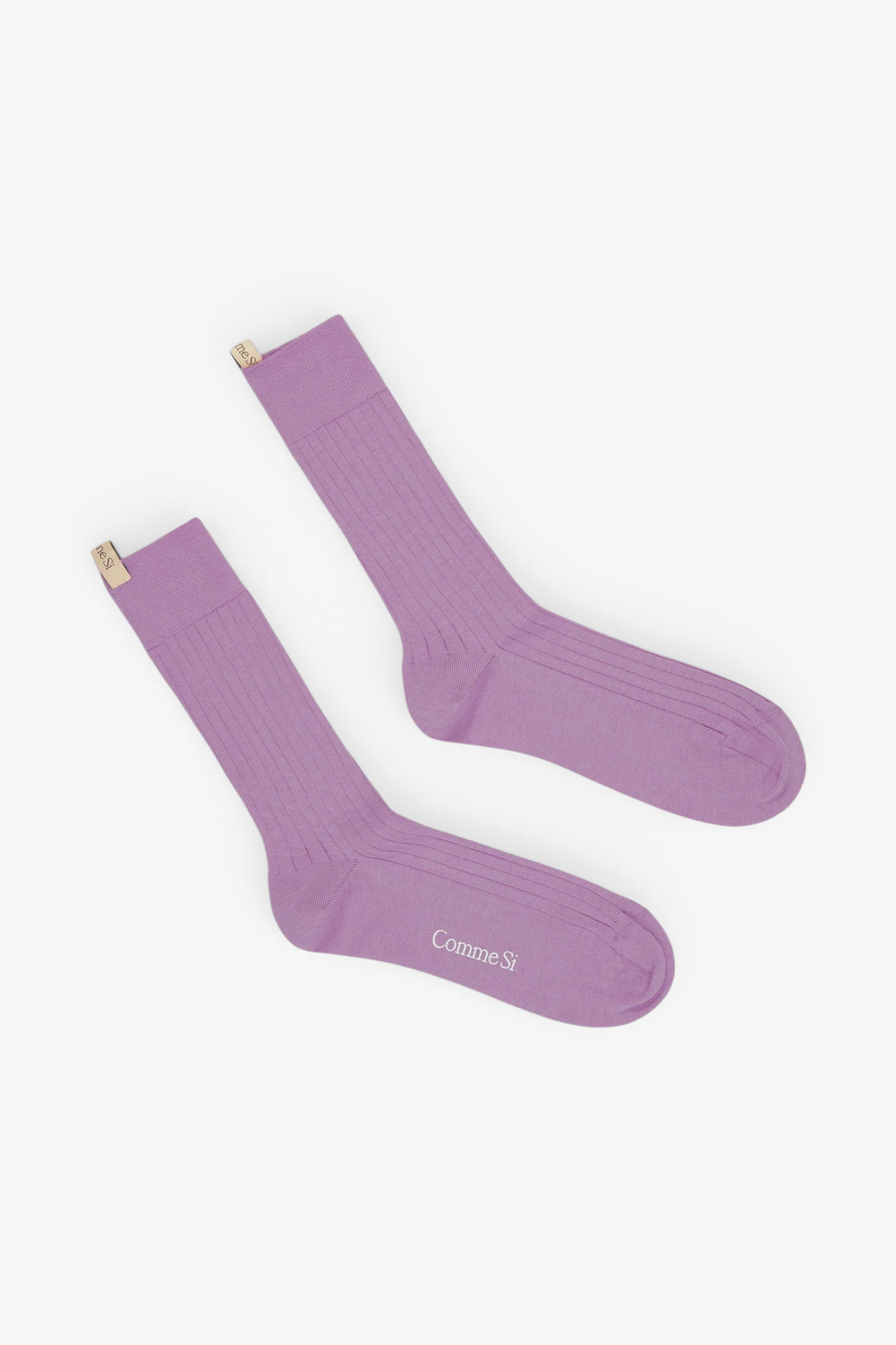 Comme Si Yves Sock in Iris, curated by Shop Sommer in San Francisco.