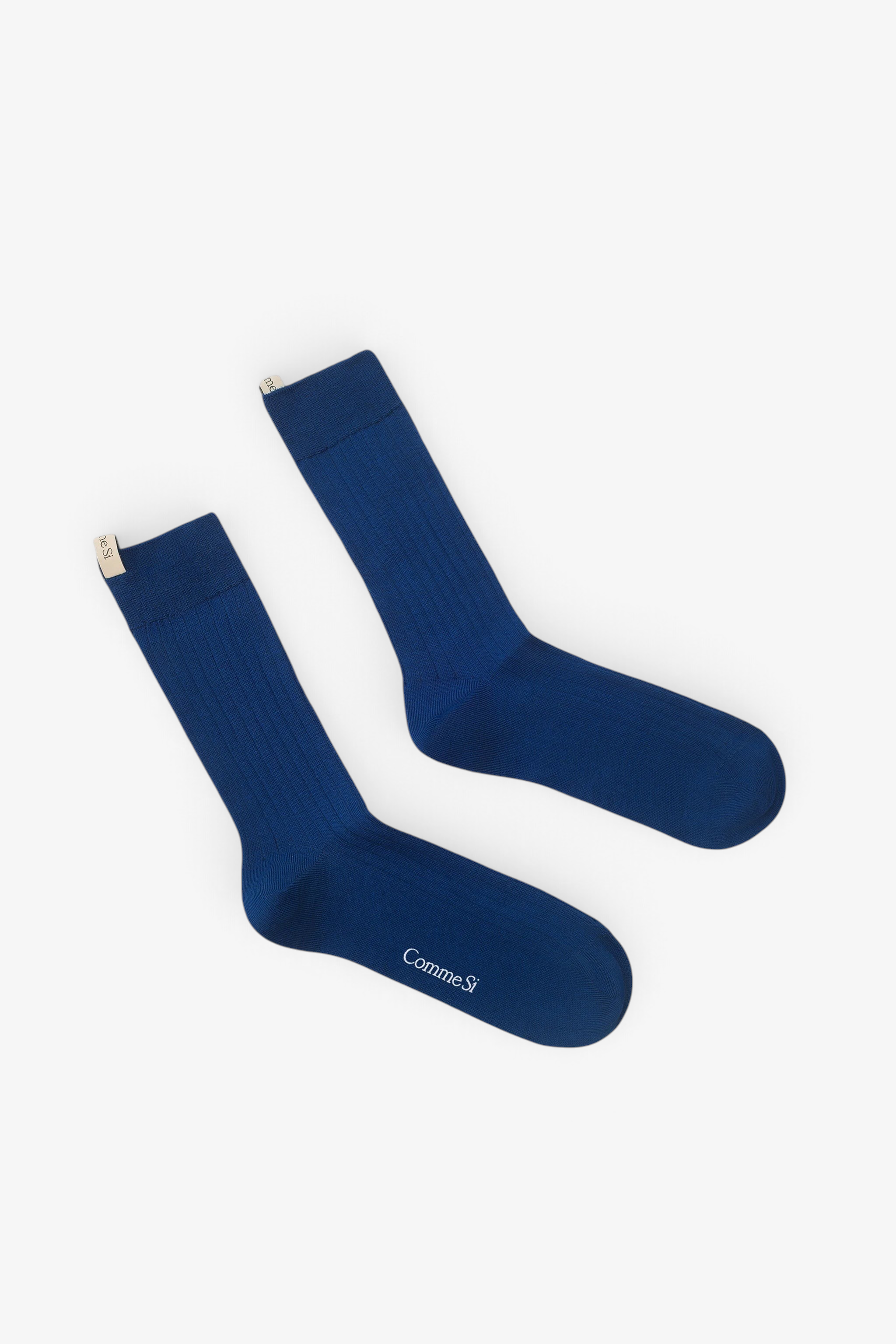 Comme Si Yves Sock in Royal Blue, curated by Shop Sommer in San Francisco.