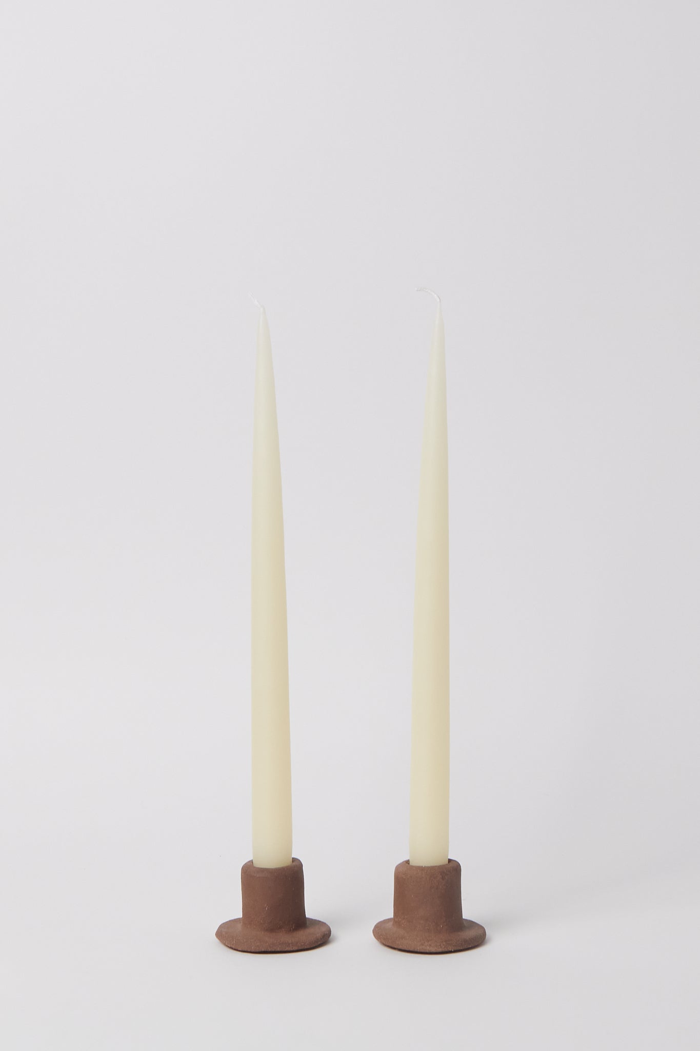 Hand Dipped Ivory Taper Candle